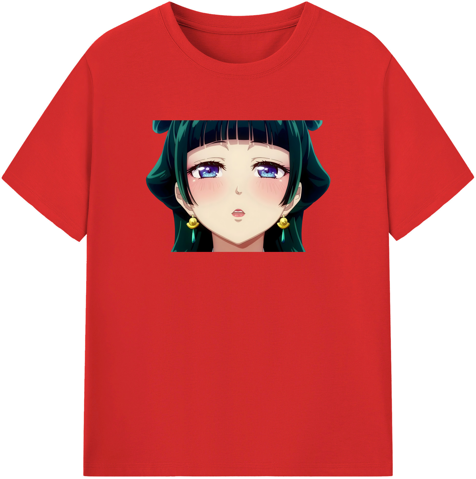 （画像用） 薬屋のひとりごと The Apothecary Diaries 綿100％半袖Tシャツ（フロントプリント）