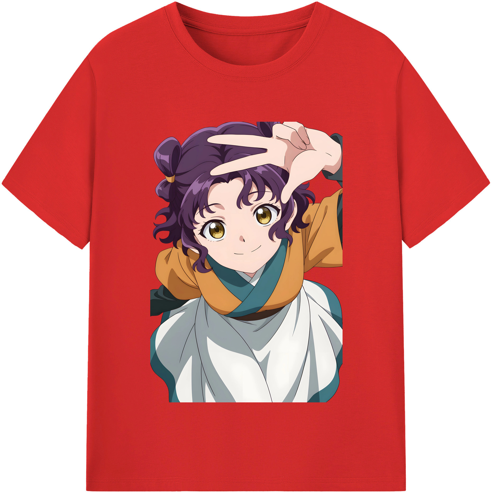 （画像用） 薬屋のひとりごと The Apothecary Diaries 綿100％半袖Tシャツ（フロントプリント）