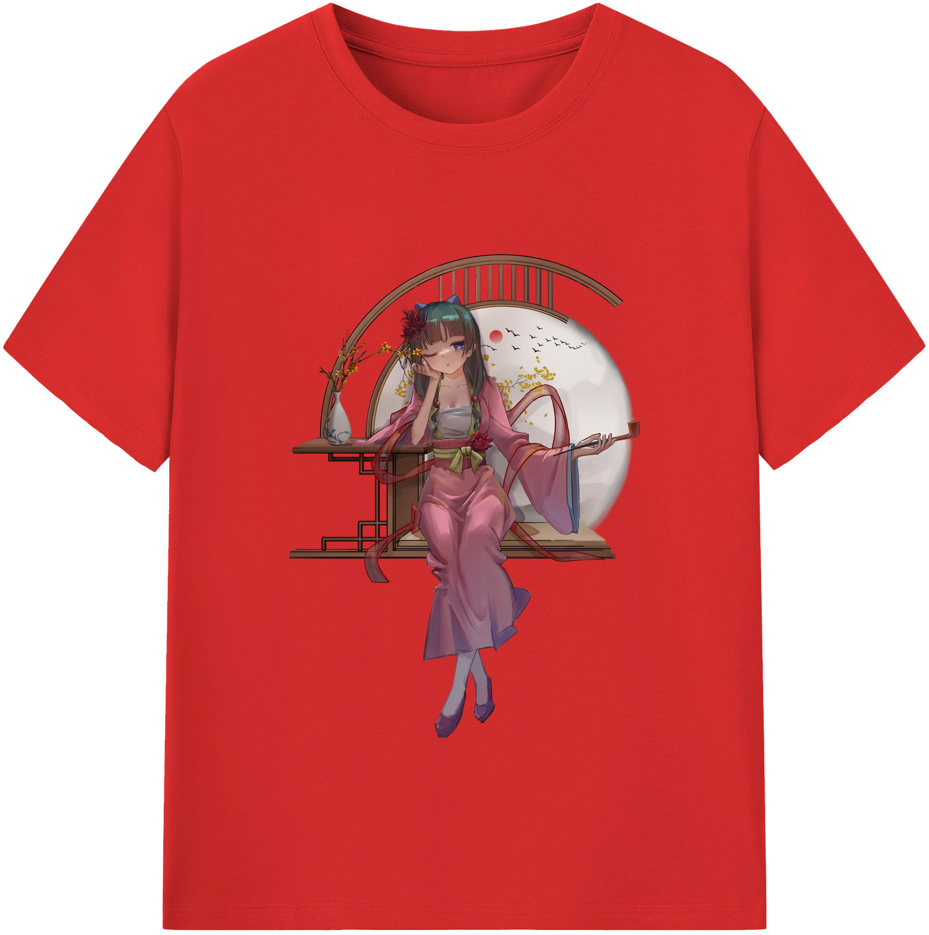 （画像用） 薬屋のひとりごと The Apothecary Diaries 綿100％半袖Tシャツ（フロントプリント）