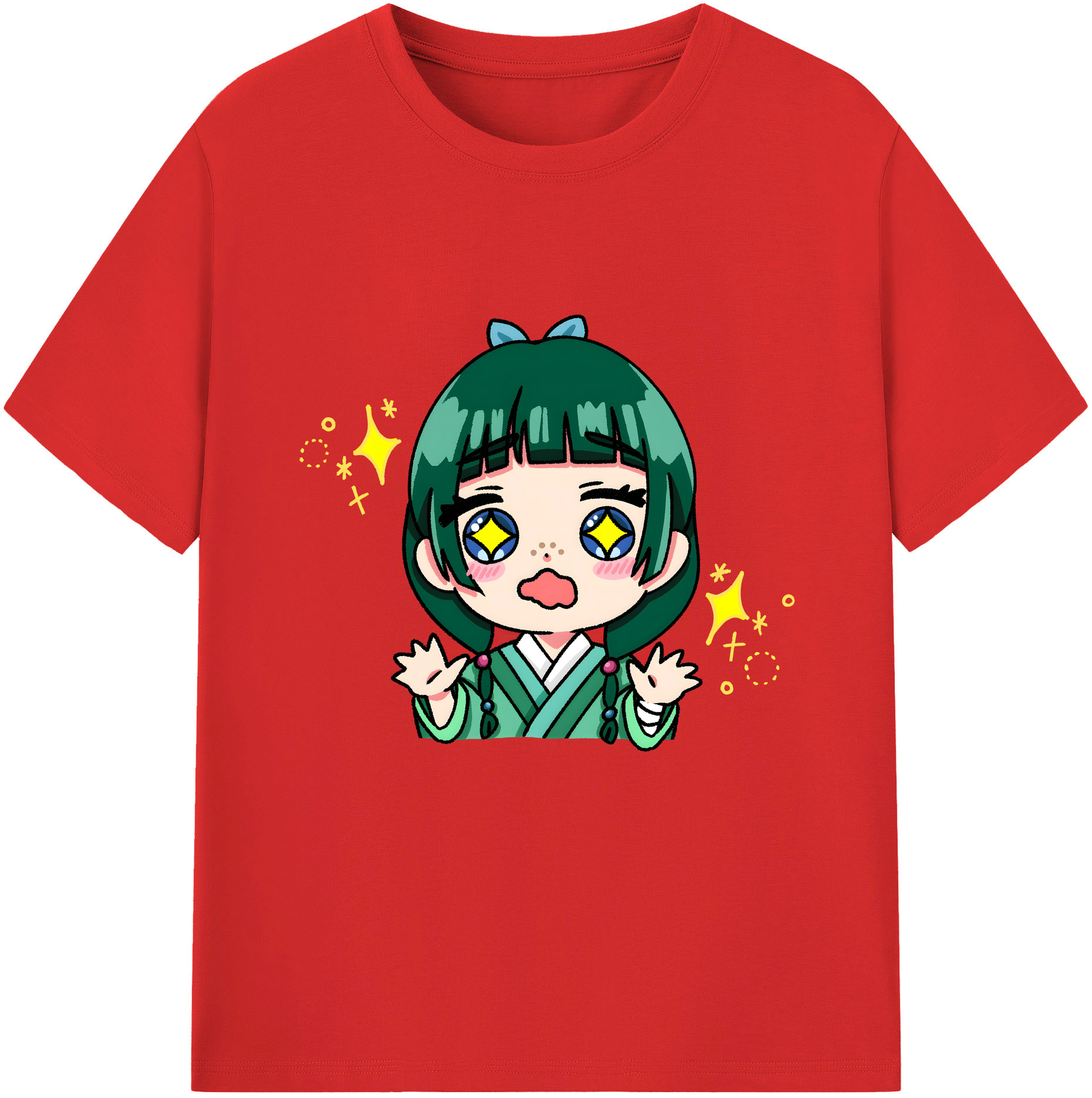（画像用） 薬屋のひとりごと The Apothecary Diaries 綿100％半袖Tシャツ（フロントプリント）