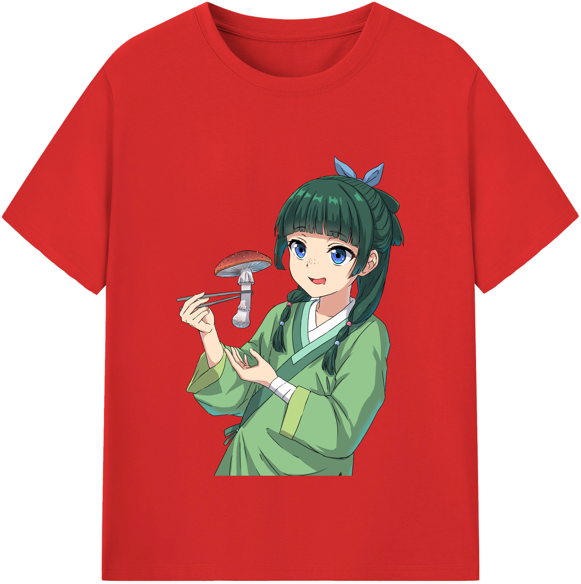 （画像用） 薬屋のひとりごと The Apothecary Diaries 綿100％半袖Tシャツ（フロントプリント）