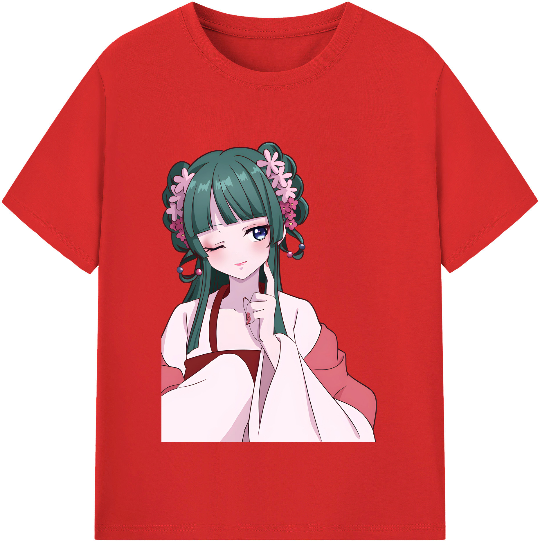 （画像用） 薬屋のひとりごと The Apothecary Diaries 綿100％半袖Tシャツ（フロントプリント）