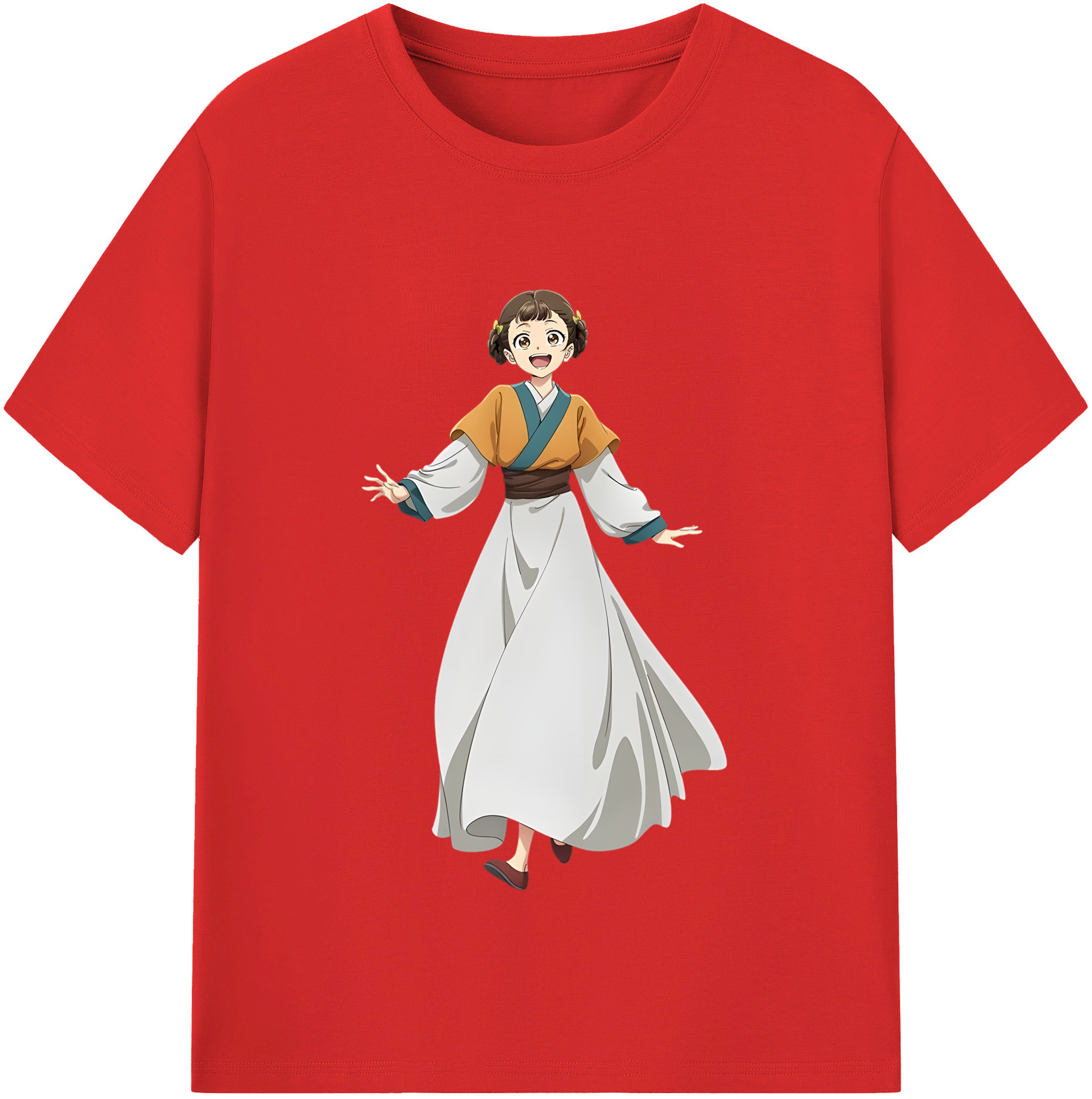 （画像用） 薬屋のひとりごと The Apothecary Diaries 綿100％半袖Tシャツ（フロントプリント）
