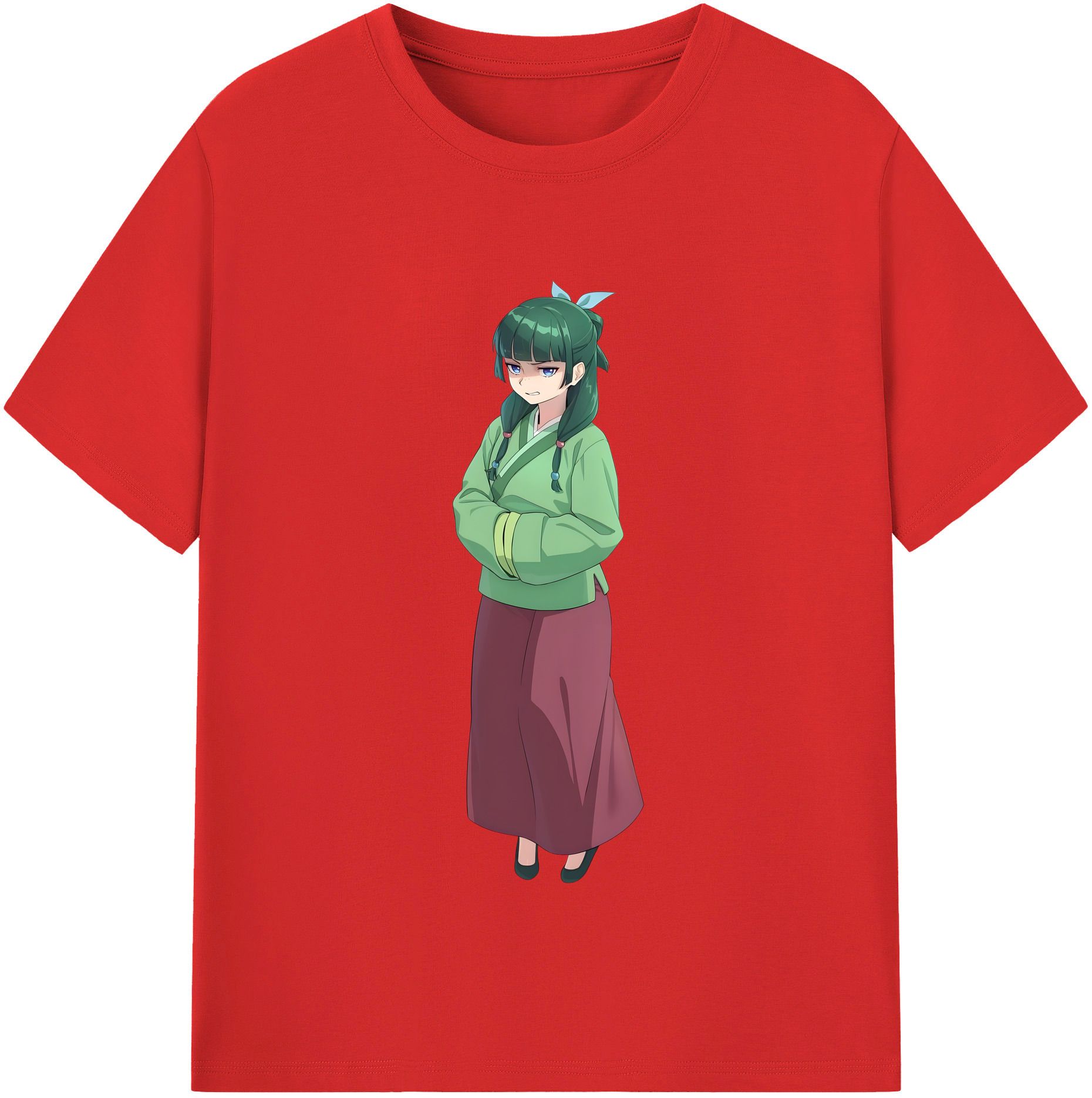 （画像用） 薬屋のひとりごと The Apothecary Diaries 綿100％半袖Tシャツ（フロントプリント）