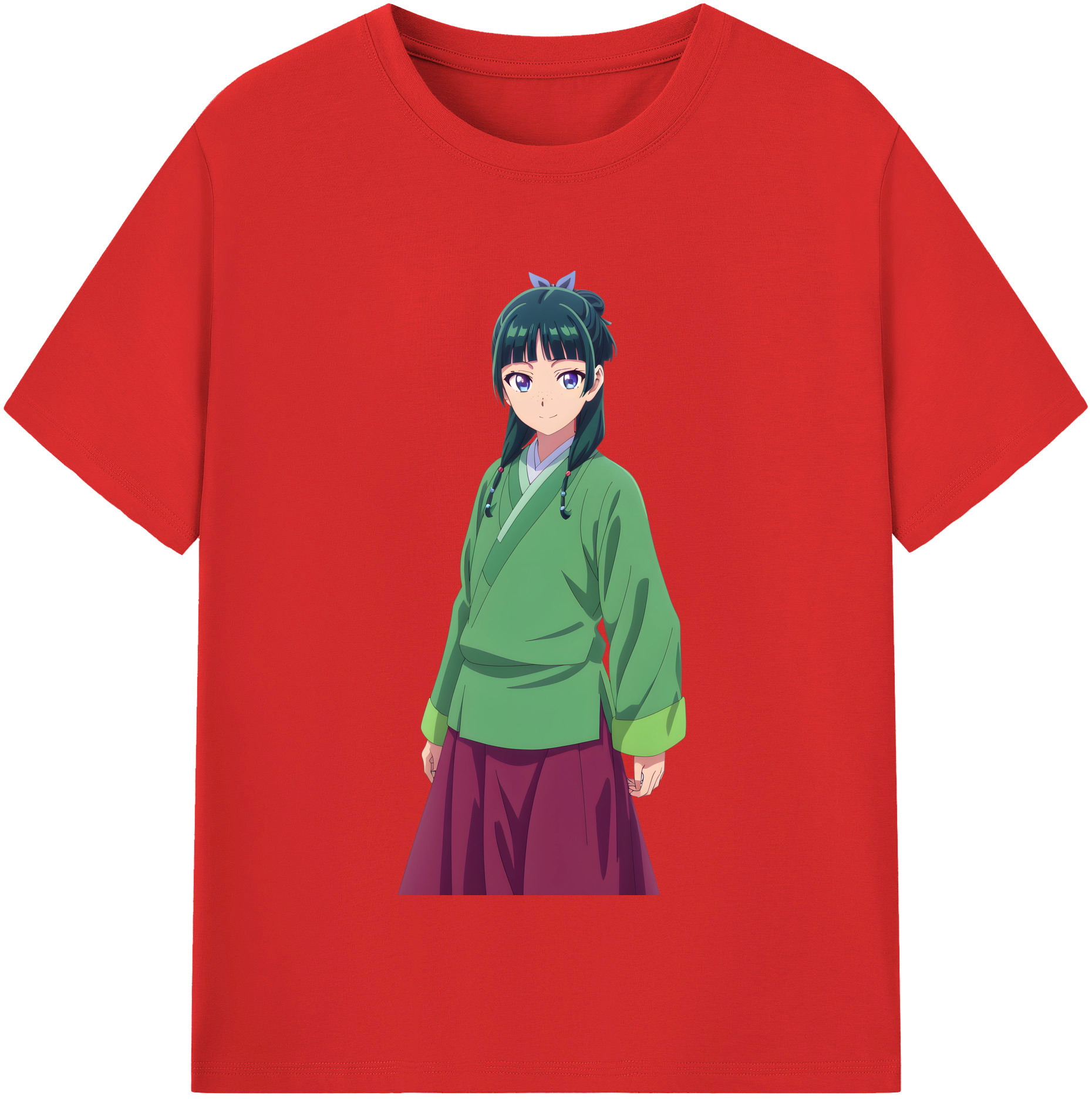 （画像用） 薬屋のひとりごと The Apothecary Diaries 綿100％半袖Tシャツ（フロントプリント）