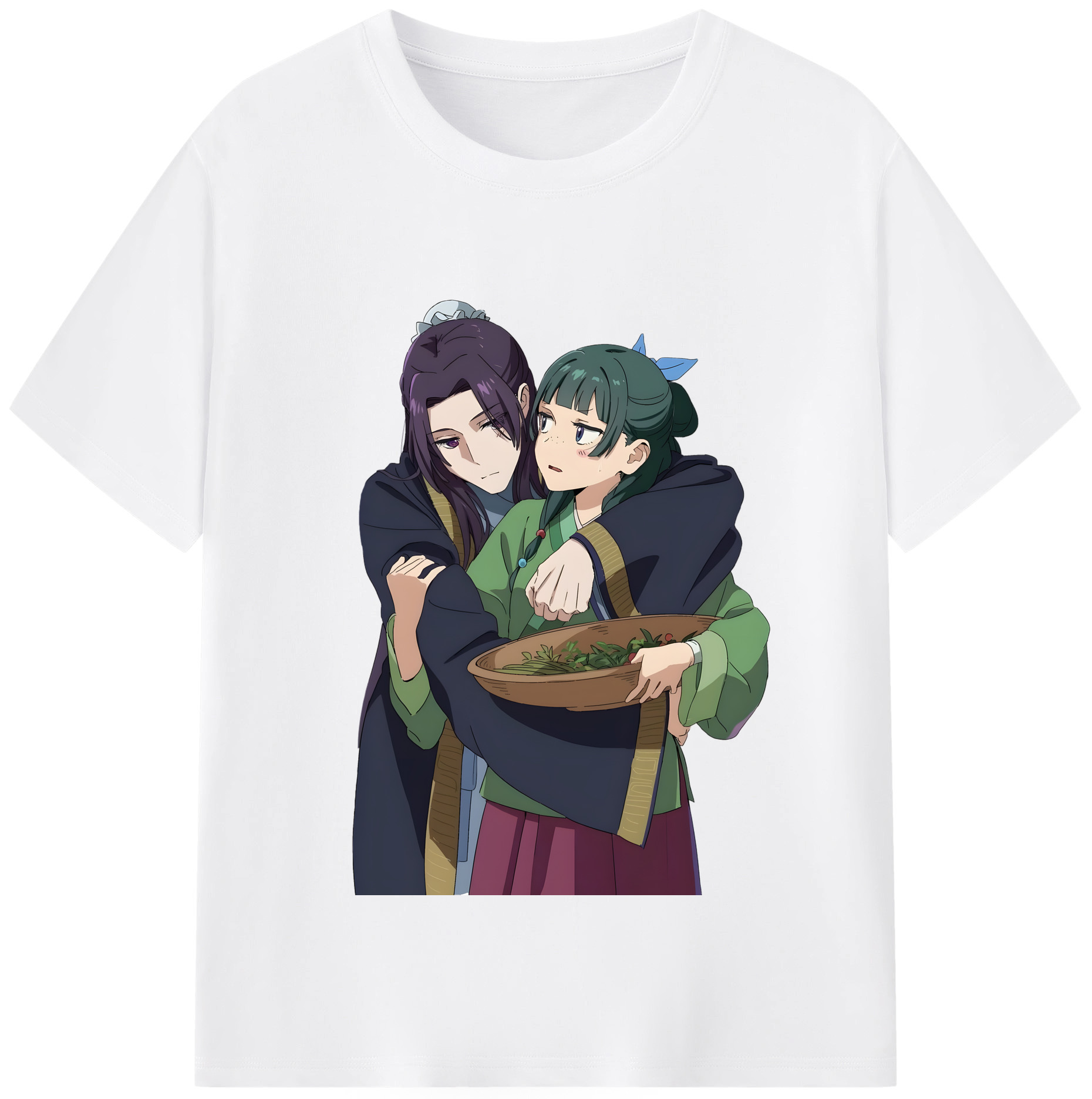 （画像用） 薬屋のひとりごと The Apothecary Diaries 綿100％半袖Tシャツ（フロントプリント）
