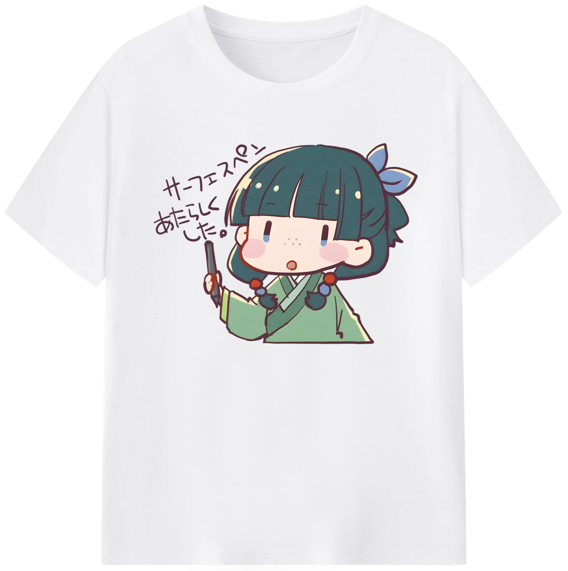 （画像用） 薬屋のひとりごと The Apothecary Diaries 綿100％半袖Tシャツ（フロントプリント）