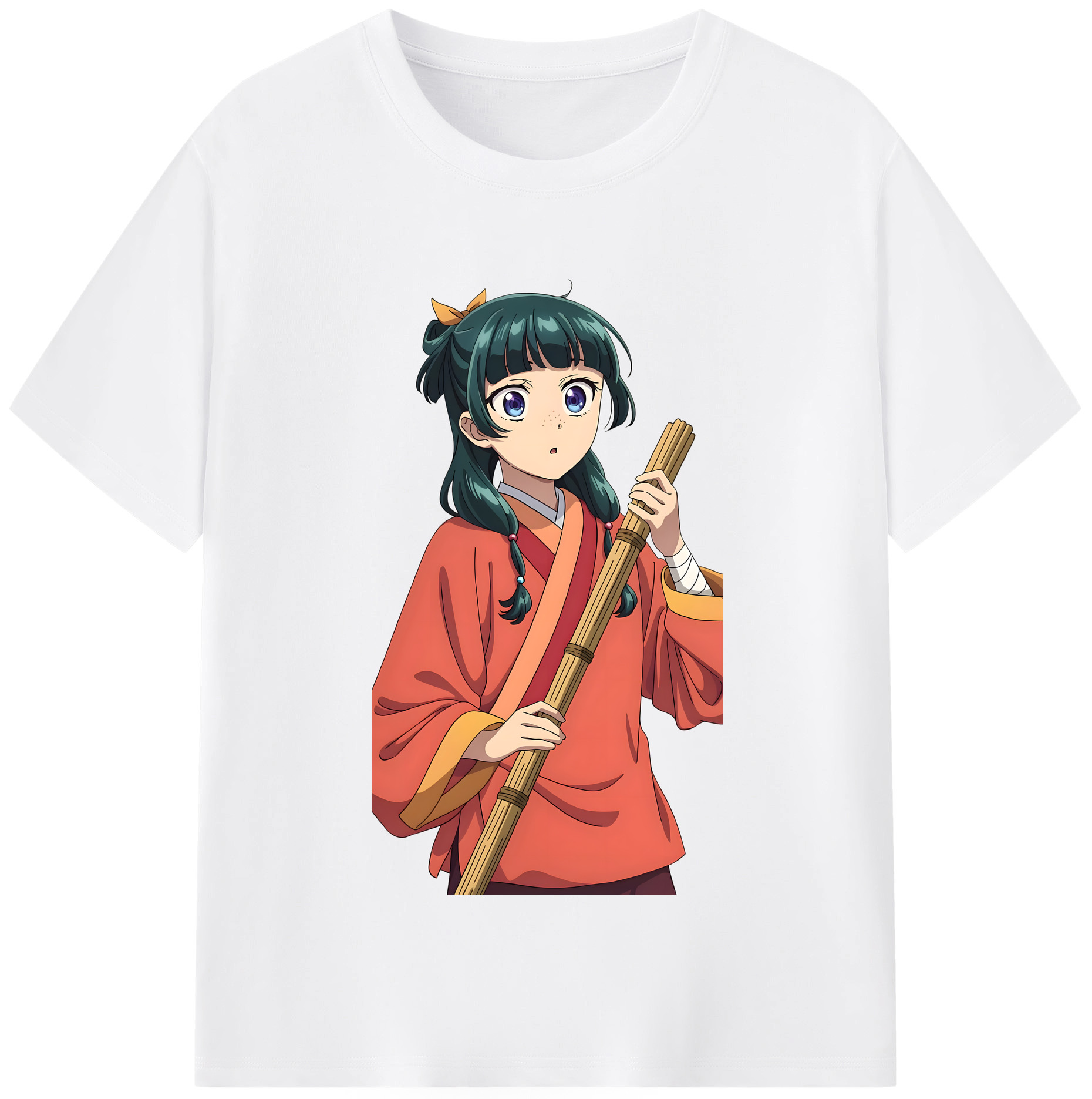 （画像用） 薬屋のひとりごと The Apothecary Diaries 綿100％半袖Tシャツ（フロントプリント）