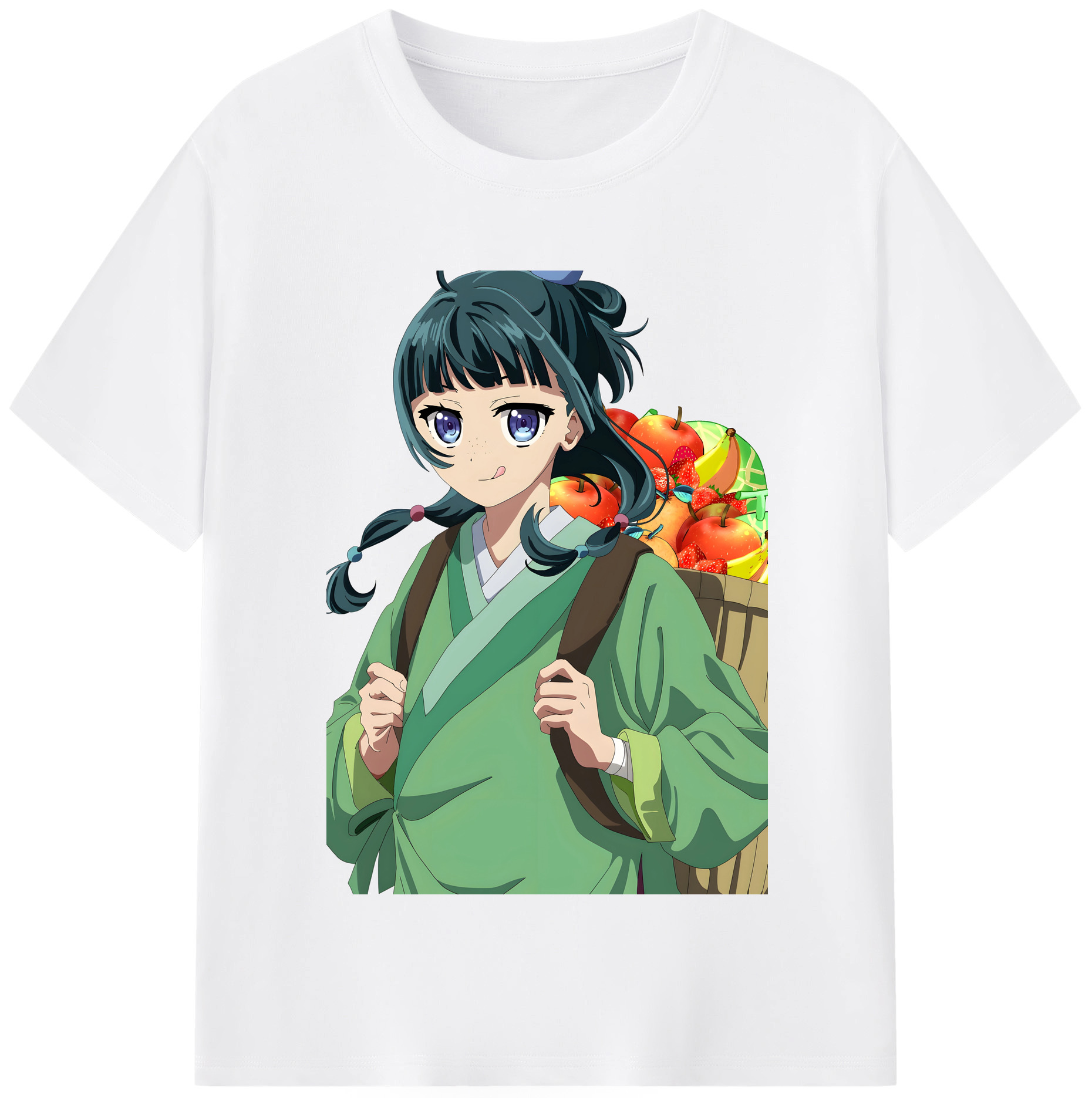 （画像用） 薬屋のひとりごと The Apothecary Diaries 綿100％半袖Tシャツ（フロントプリント）