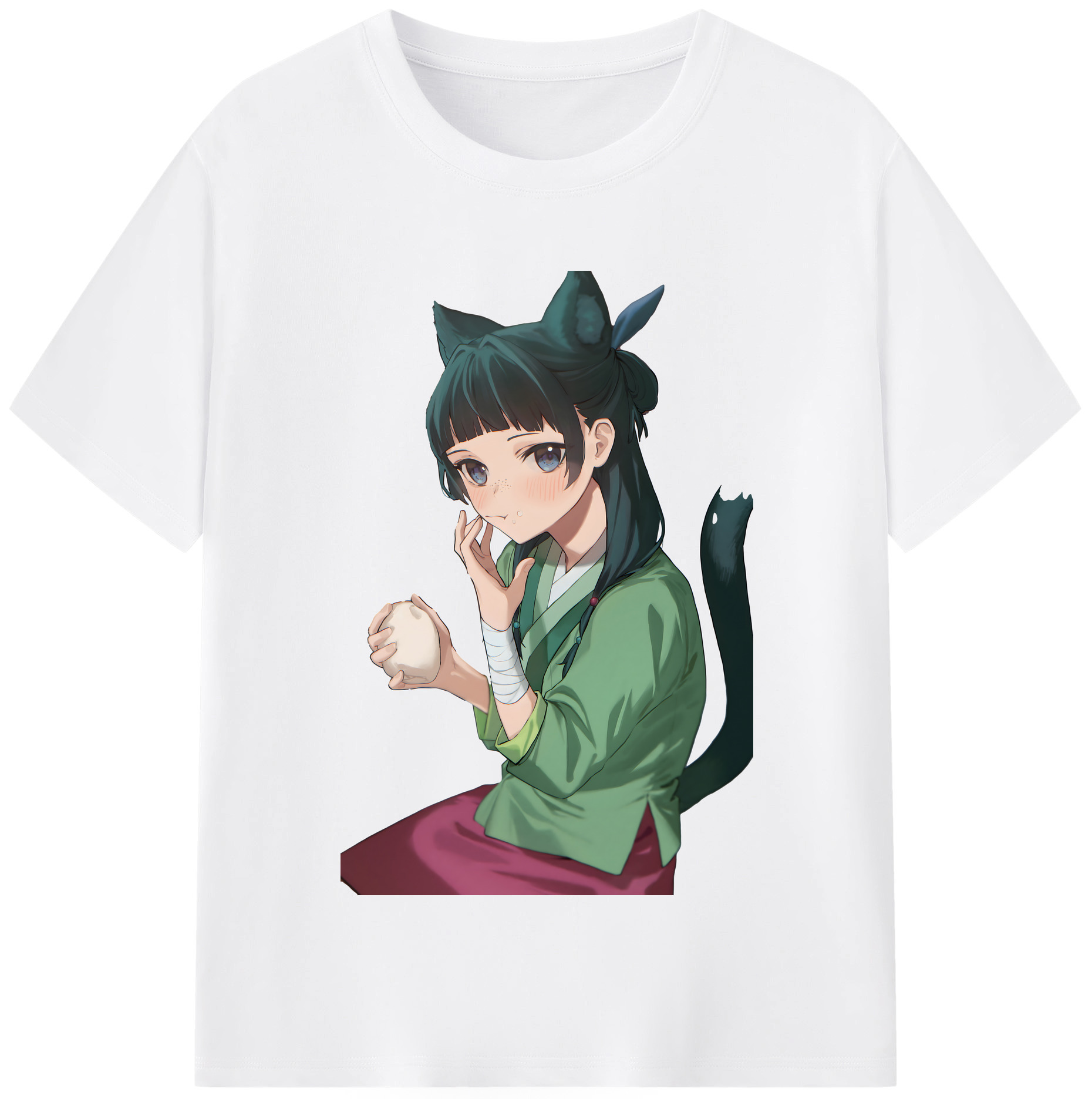 （画像用） 薬屋のひとりごと The Apothecary Diaries 綿100％半袖Tシャツ（フロントプリント）