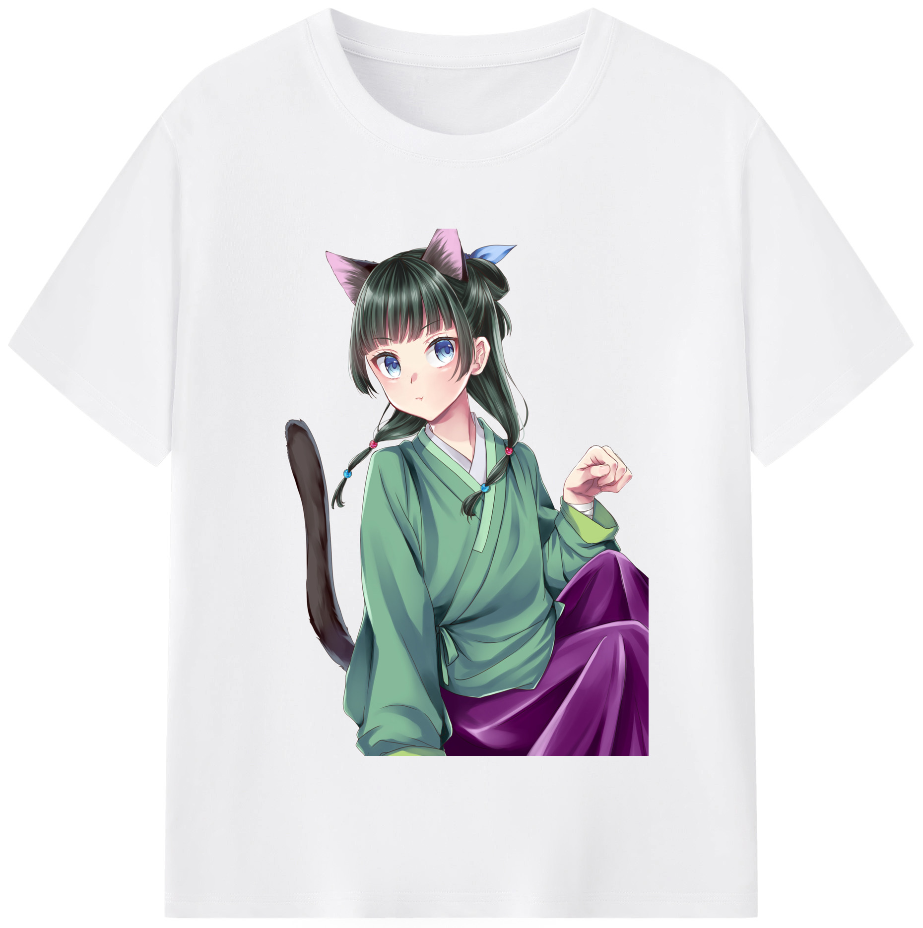（画像用） 薬屋のひとりごと The Apothecary Diaries 綿100％半袖Tシャツ（フロントプリント）