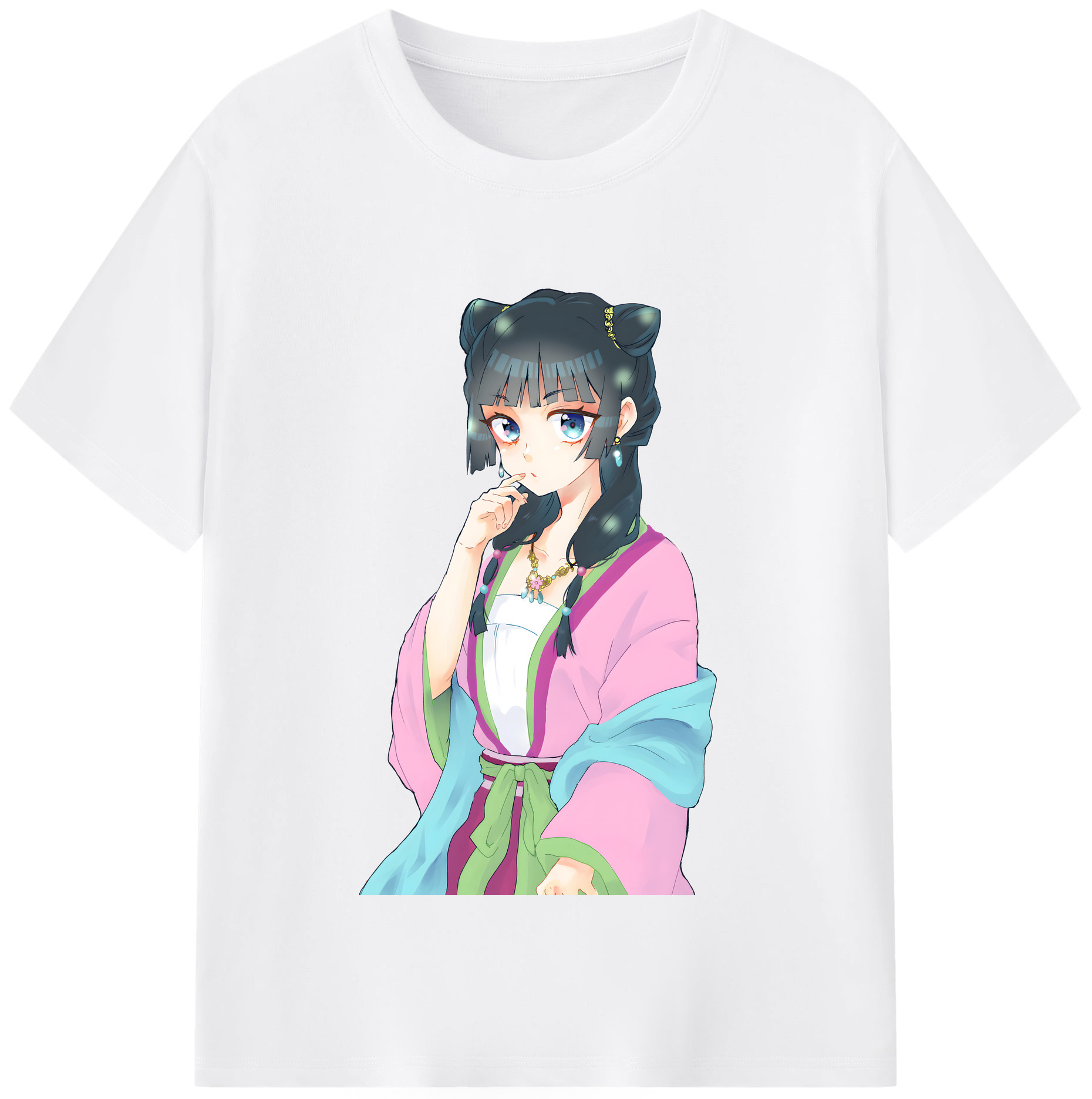 （画像用） 薬屋のひとりごと The Apothecary Diaries 綿100％半袖Tシャツ（フロントプリント）