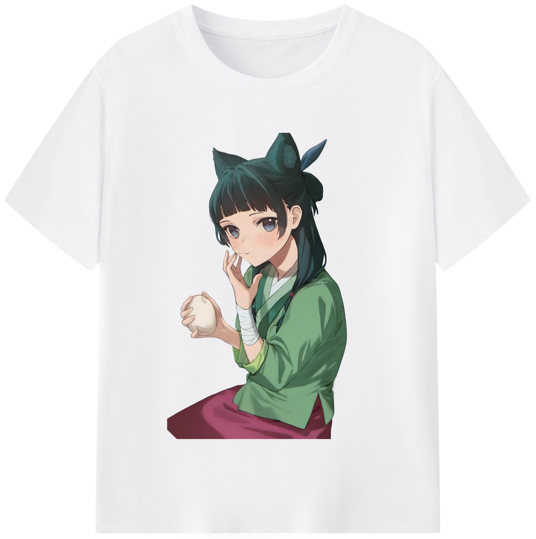 （画像用） 薬屋のひとりごと The Apothecary Diaries 綿100％半袖Tシャツ（フロントプリント）