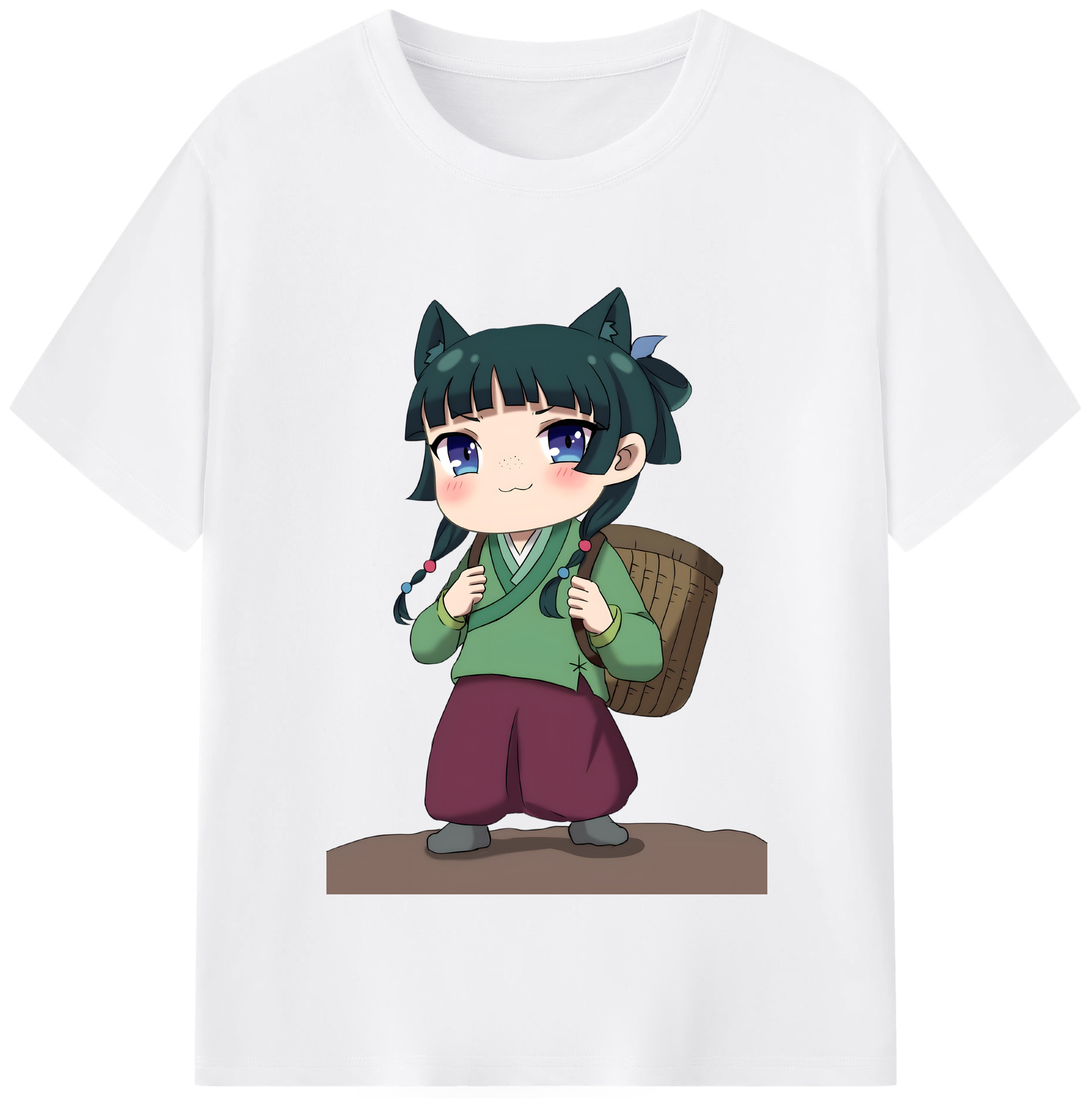 （画像用） 薬屋のひとりごと The Apothecary Diaries 綿100％半袖Tシャツ（フロントプリント）