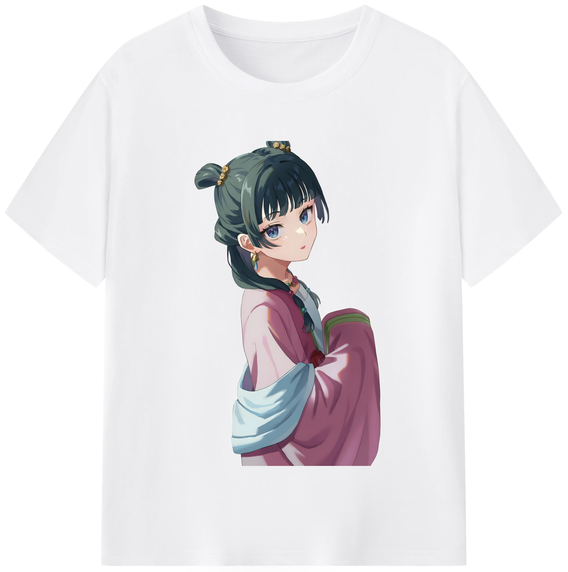 （画像用） 薬屋のひとりごと The Apothecary Diaries 綿100％半袖Tシャツ（フロントプリント）