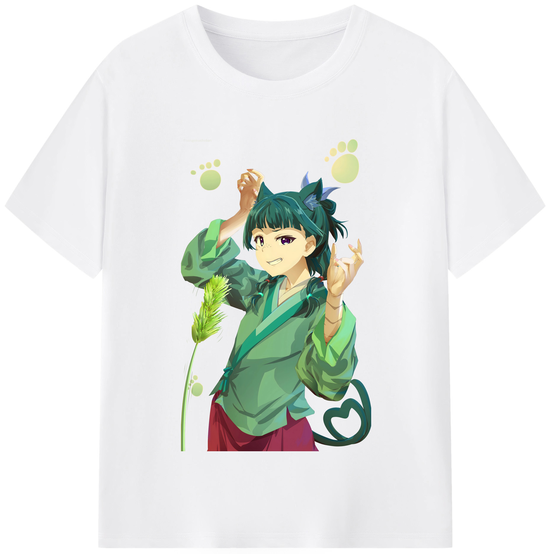 （画像用） 薬屋のひとりごと The Apothecary Diaries 綿100％半袖Tシャツ（フロントプリント）