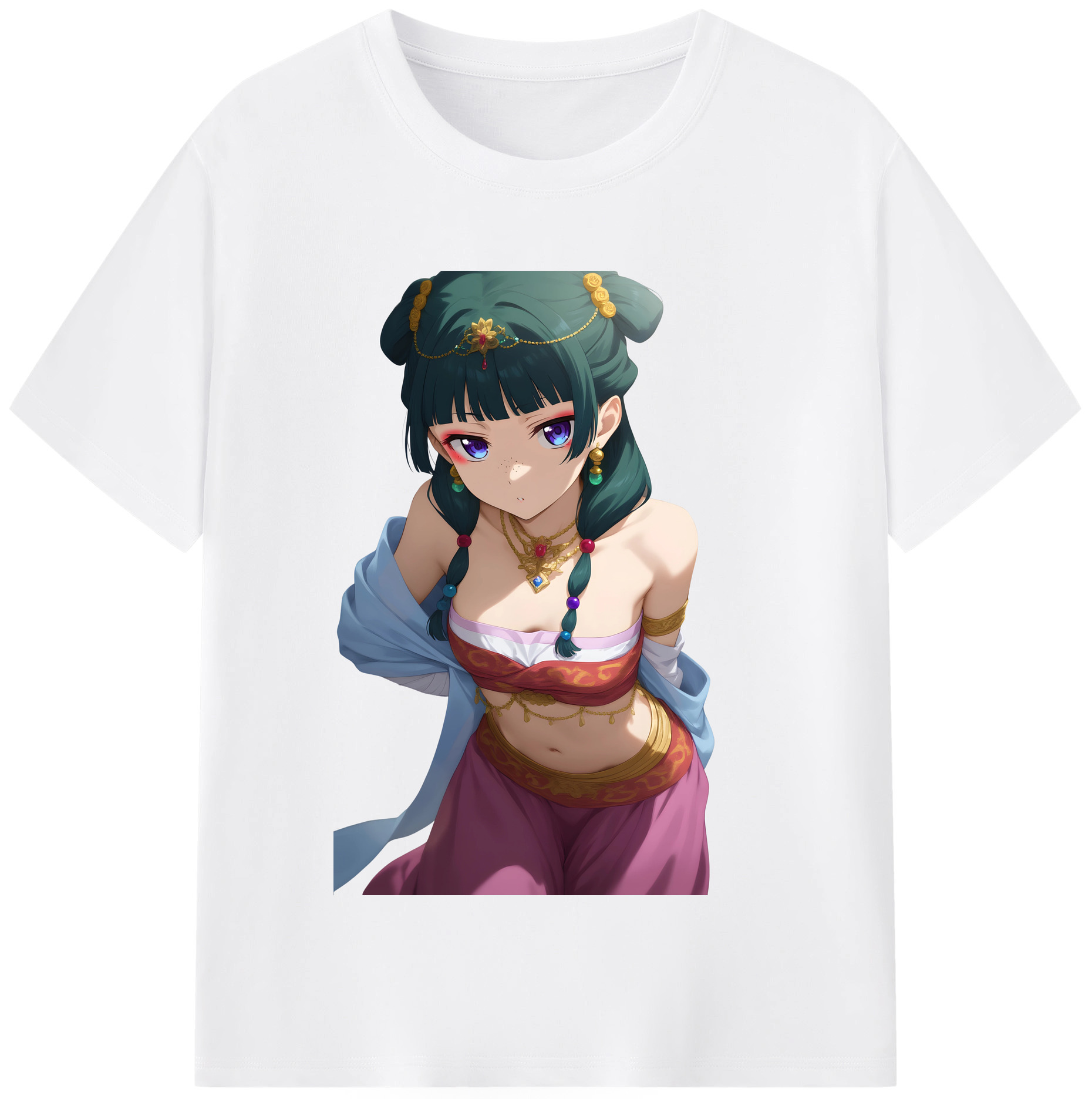 （画像用） 薬屋のひとりごと The Apothecary Diaries 綿100％半袖Tシャツ（フロントプリント）