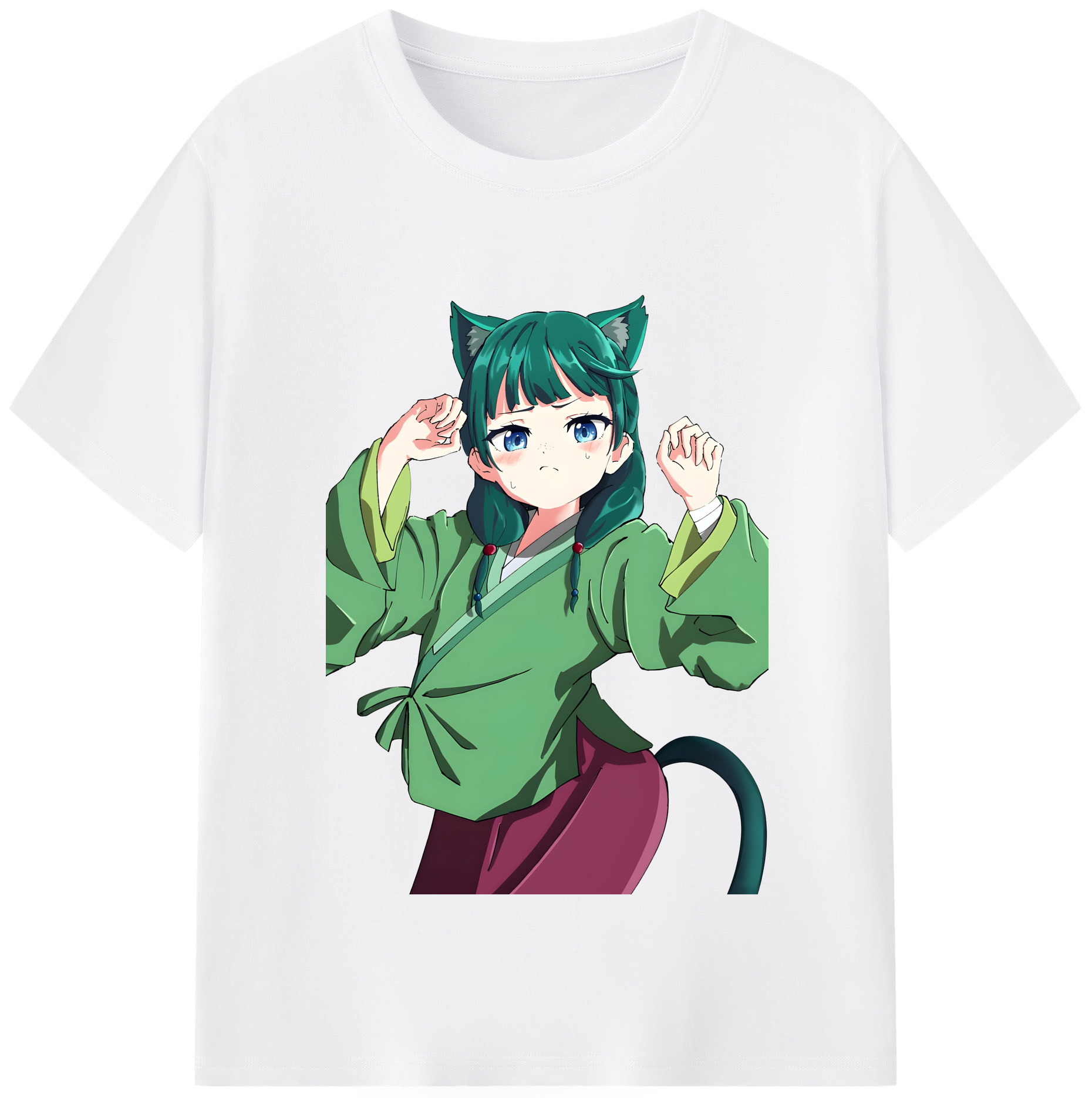 （画像用） 薬屋のひとりごと The Apothecary Diaries 綿100％半袖Tシャツ（フロントプリント）