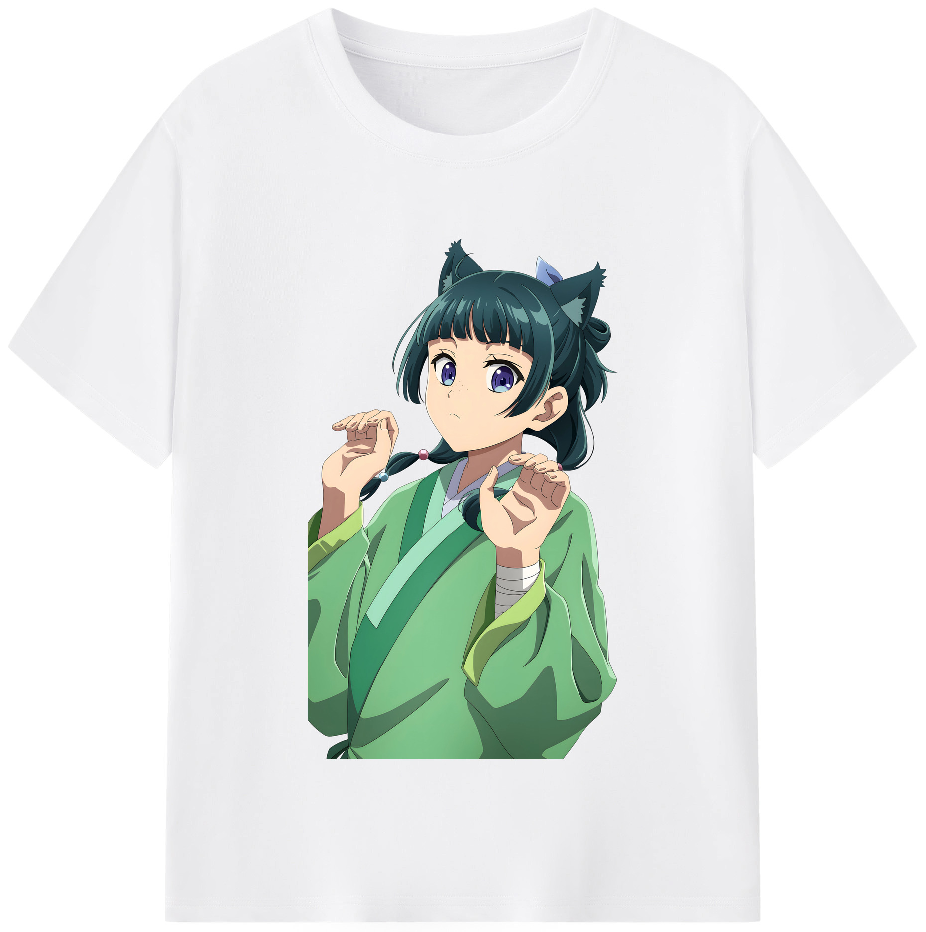 （画像用） 薬屋のひとりごと The Apothecary Diaries 綿100％半袖Tシャツ（フロントプリント）