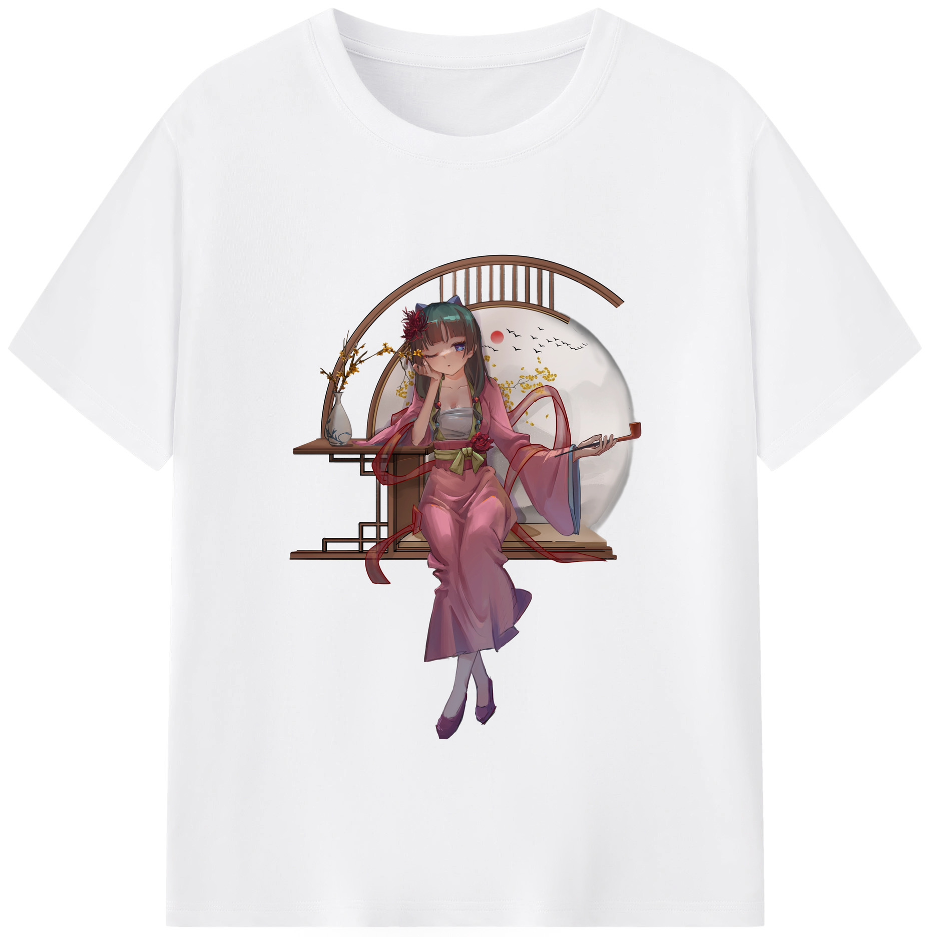 （画像用） 薬屋のひとりごと The Apothecary Diaries 綿100％半袖Tシャツ（フロントプリント）