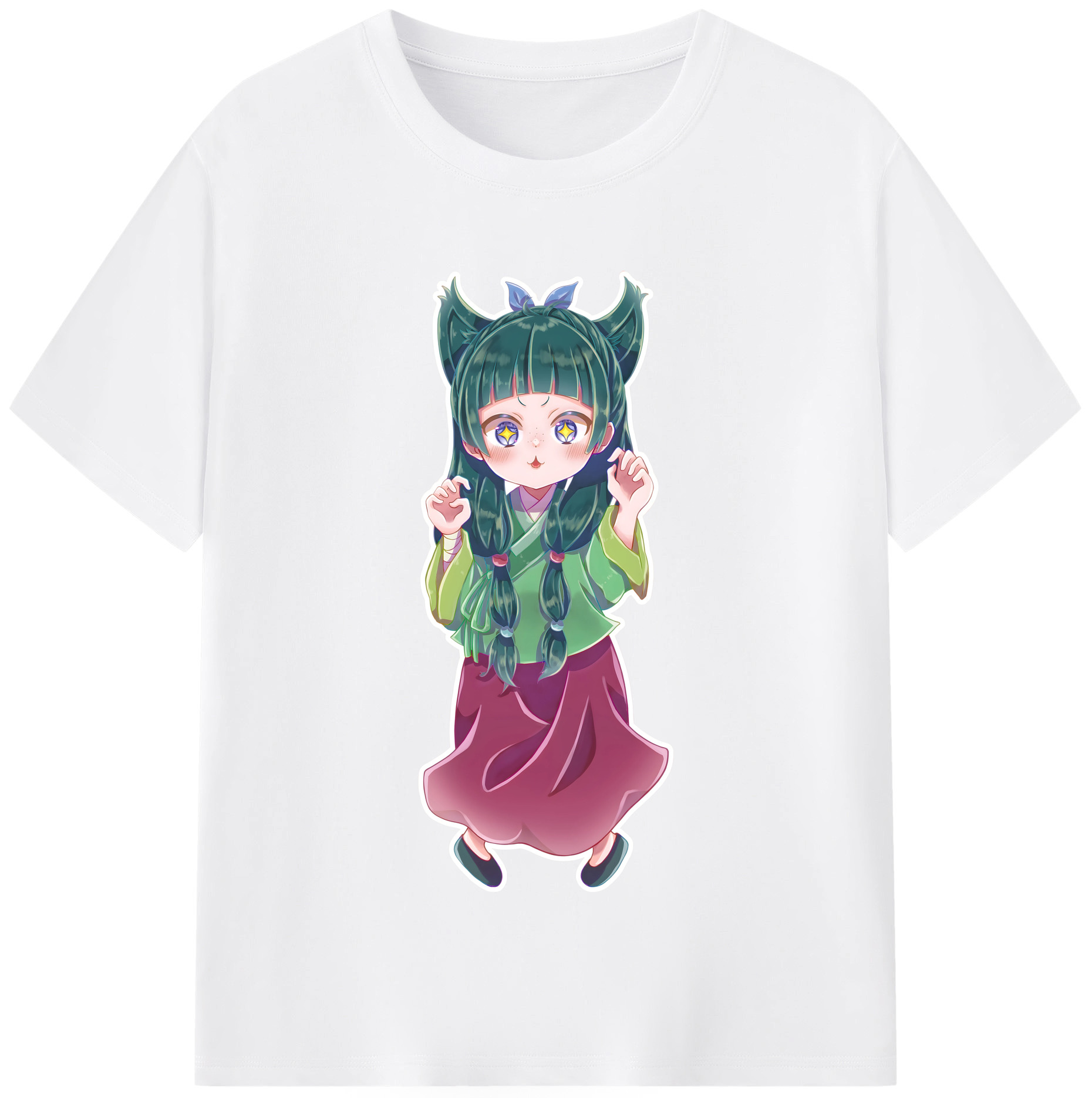 （画像用） 薬屋のひとりごと The Apothecary Diaries 綿100％半袖Tシャツ（フロントプリント）