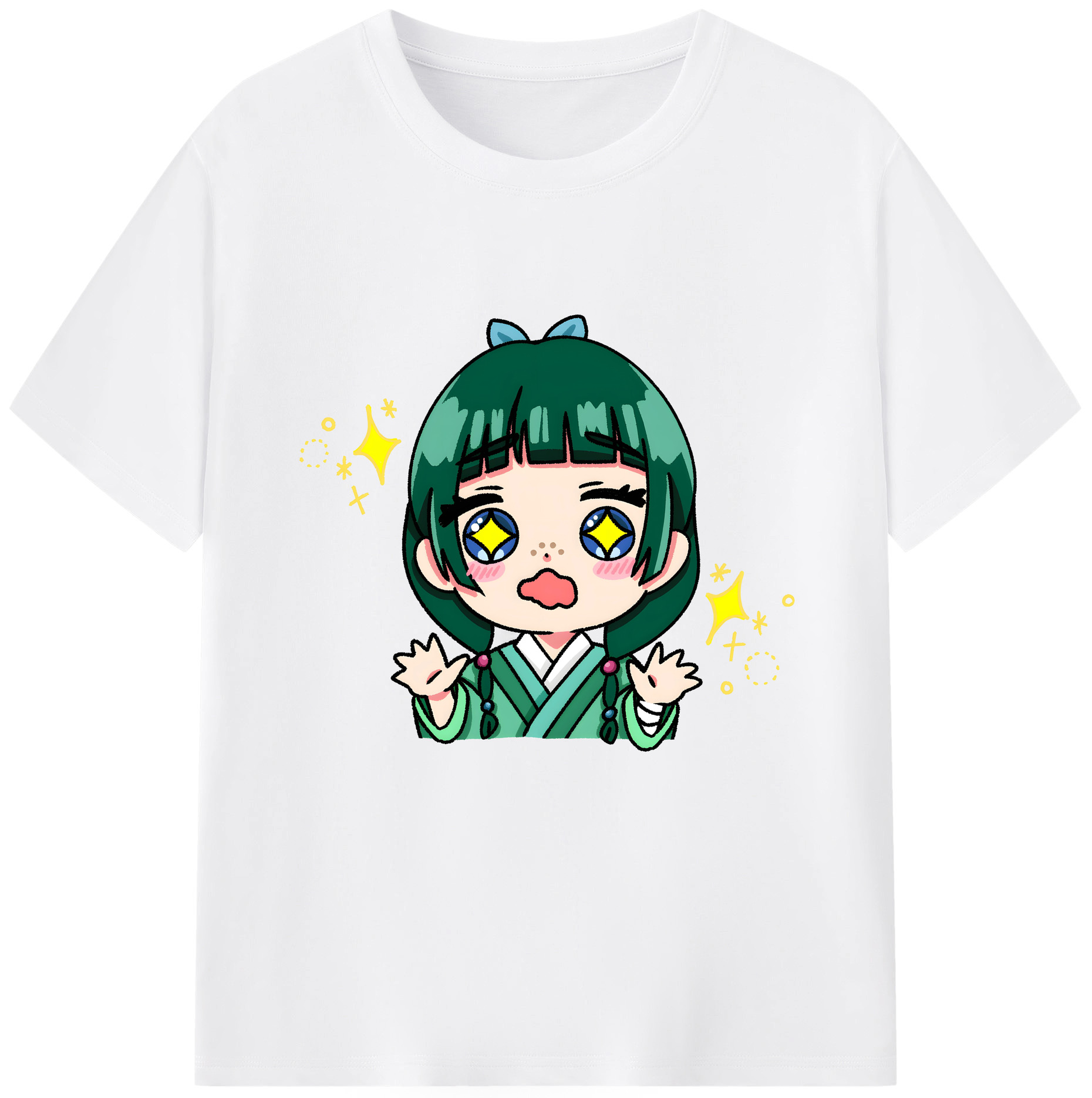 （画像用） 薬屋のひとりごと The Apothecary Diaries 綿100％半袖Tシャツ（フロントプリント）