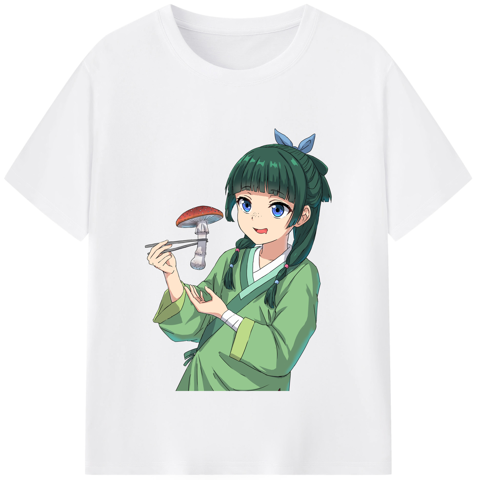 （画像用） 薬屋のひとりごと The Apothecary Diaries 綿100％半袖Tシャツ（フロントプリント）