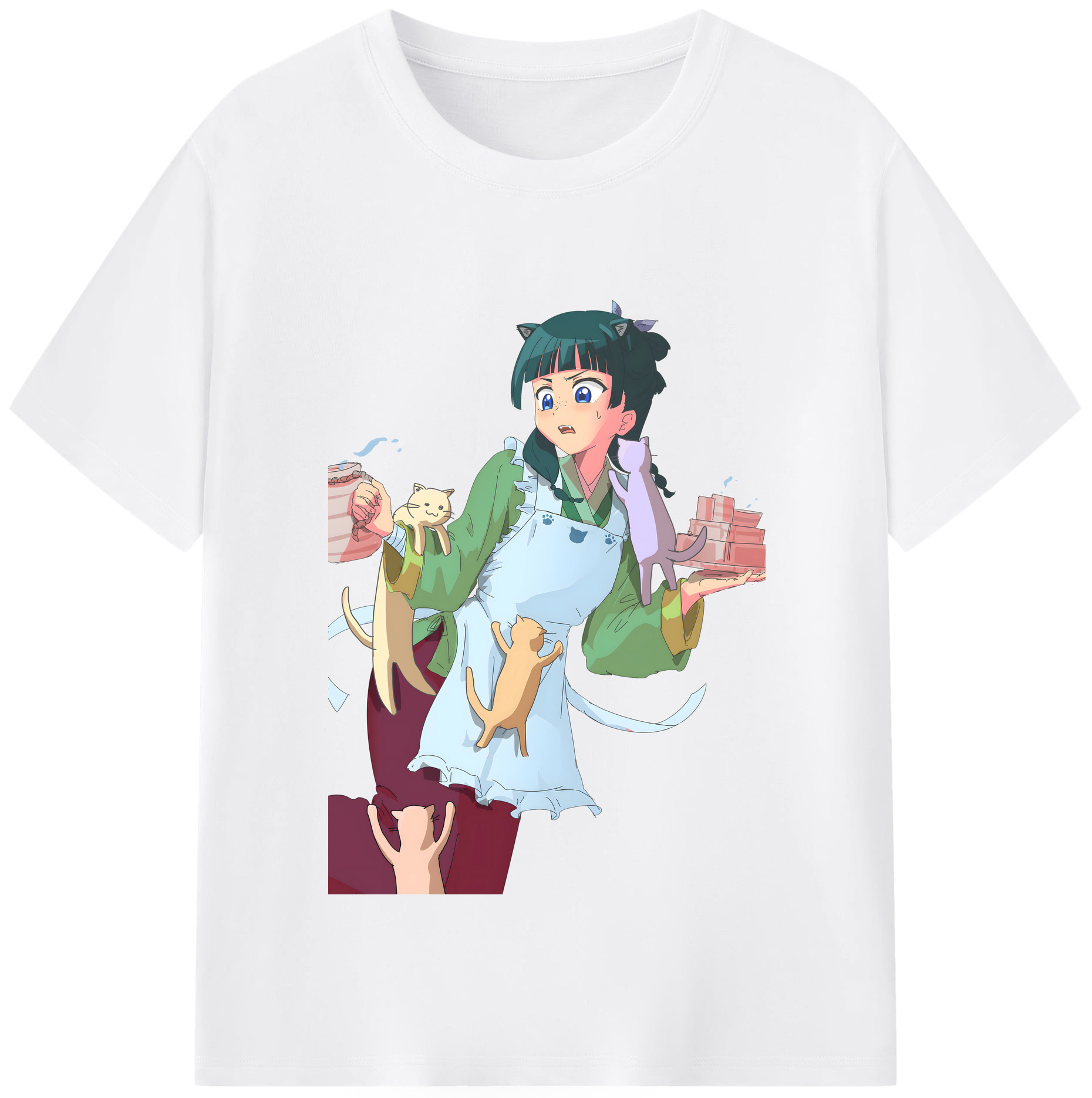 （画像用） 薬屋のひとりごと The Apothecary Diaries 綿100％半袖Tシャツ（フロントプリント）