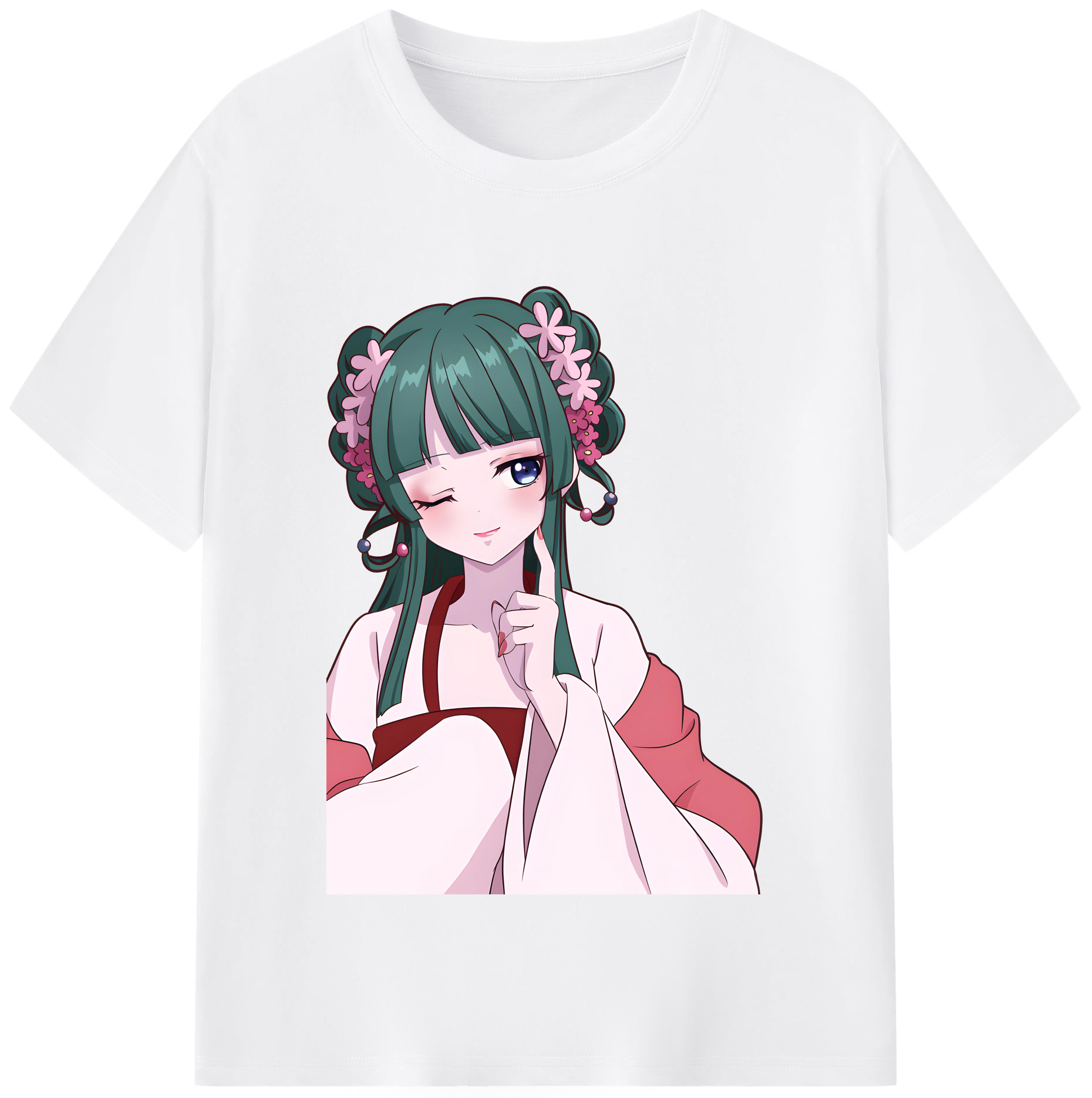 （画像用） 薬屋のひとりごと The Apothecary Diaries 綿100％半袖Tシャツ（フロントプリント）