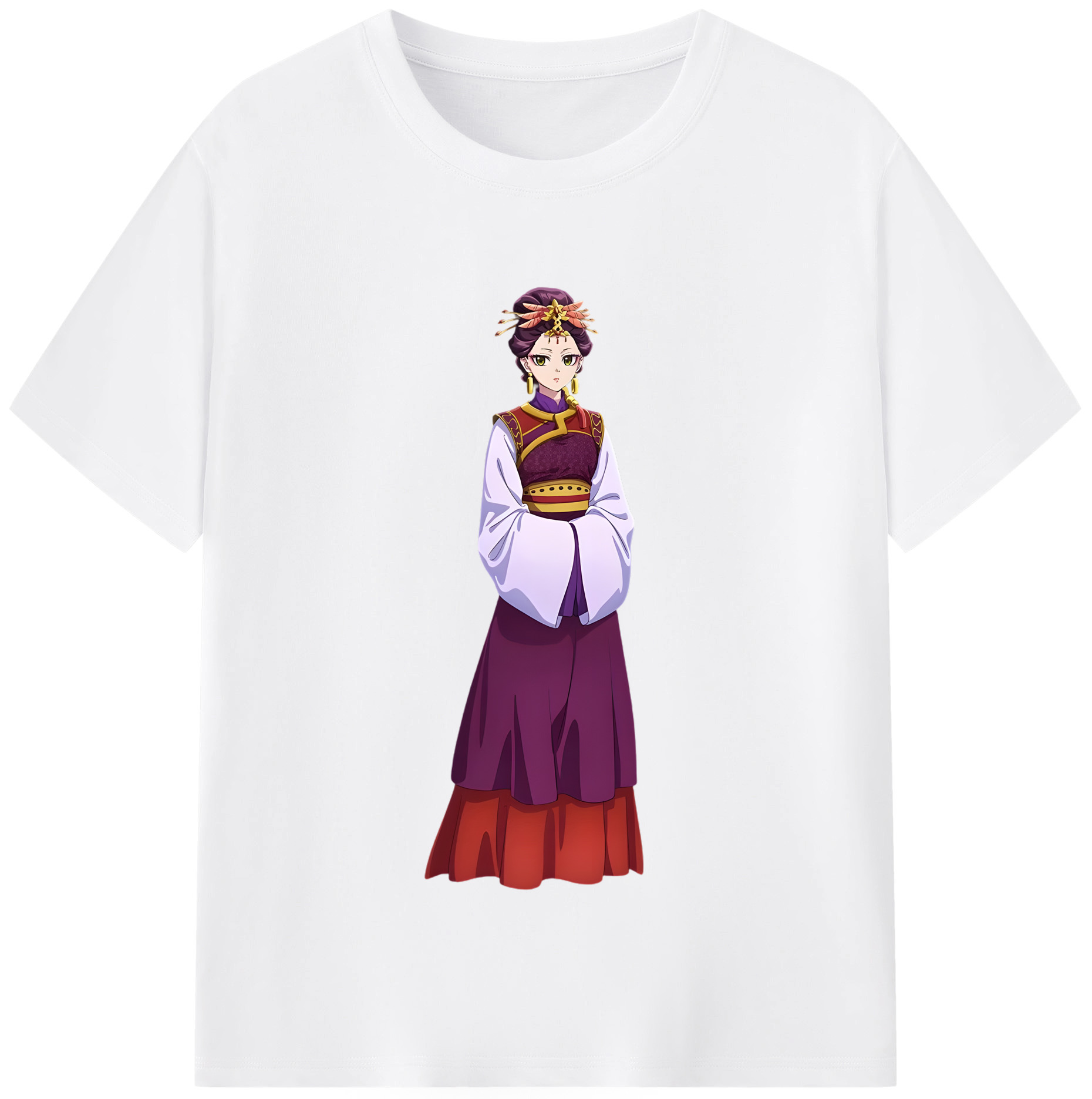 （画像用） 薬屋のひとりごと The Apothecary Diaries 綿100％半袖Tシャツ（フロントプリント）