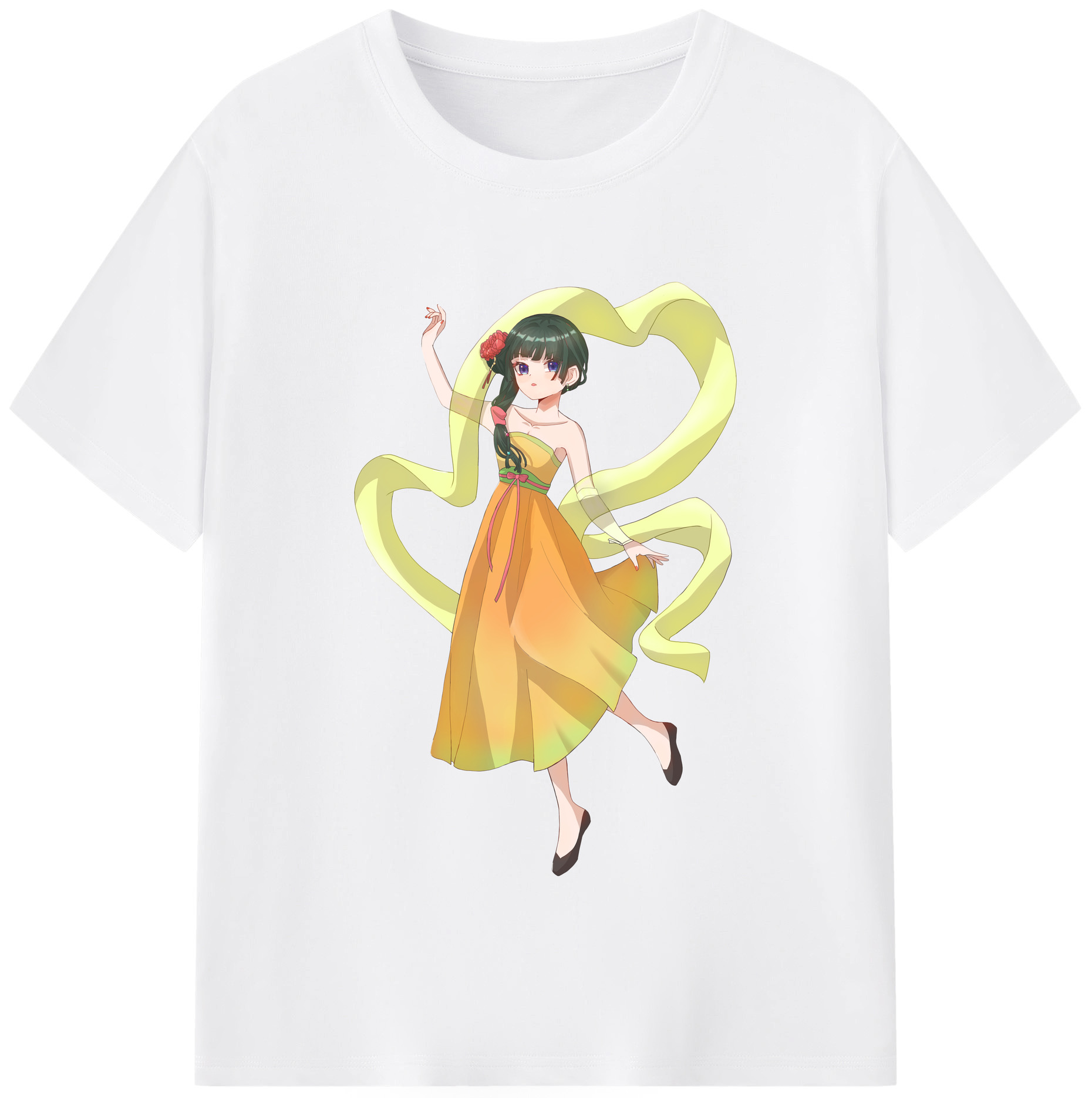 （画像用） 薬屋のひとりごと The Apothecary Diaries 綿100％半袖Tシャツ（フロントプリント）