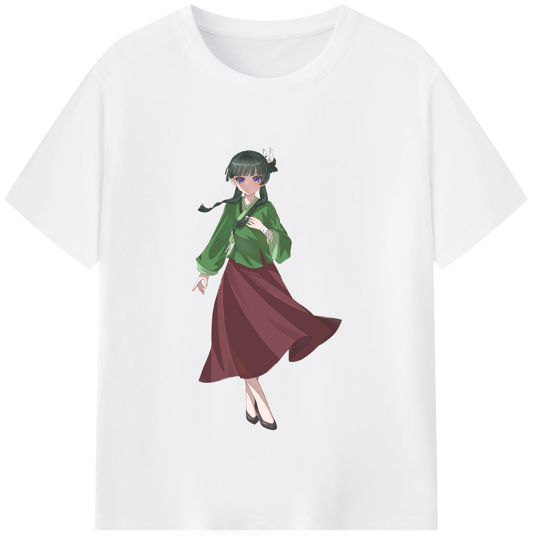 （画像用） 薬屋のひとりごと The Apothecary Diaries 綿100％半袖Tシャツ（フロントプリント）