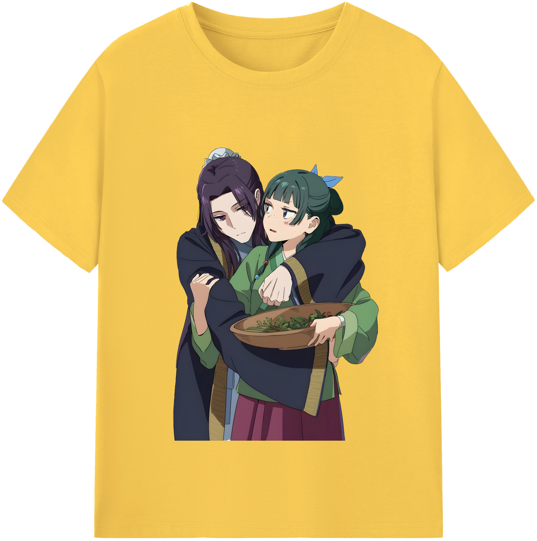 （画像用） 薬屋のひとりごと The Apothecary Diaries 綿100％半袖Tシャツ（フロントプリント）
