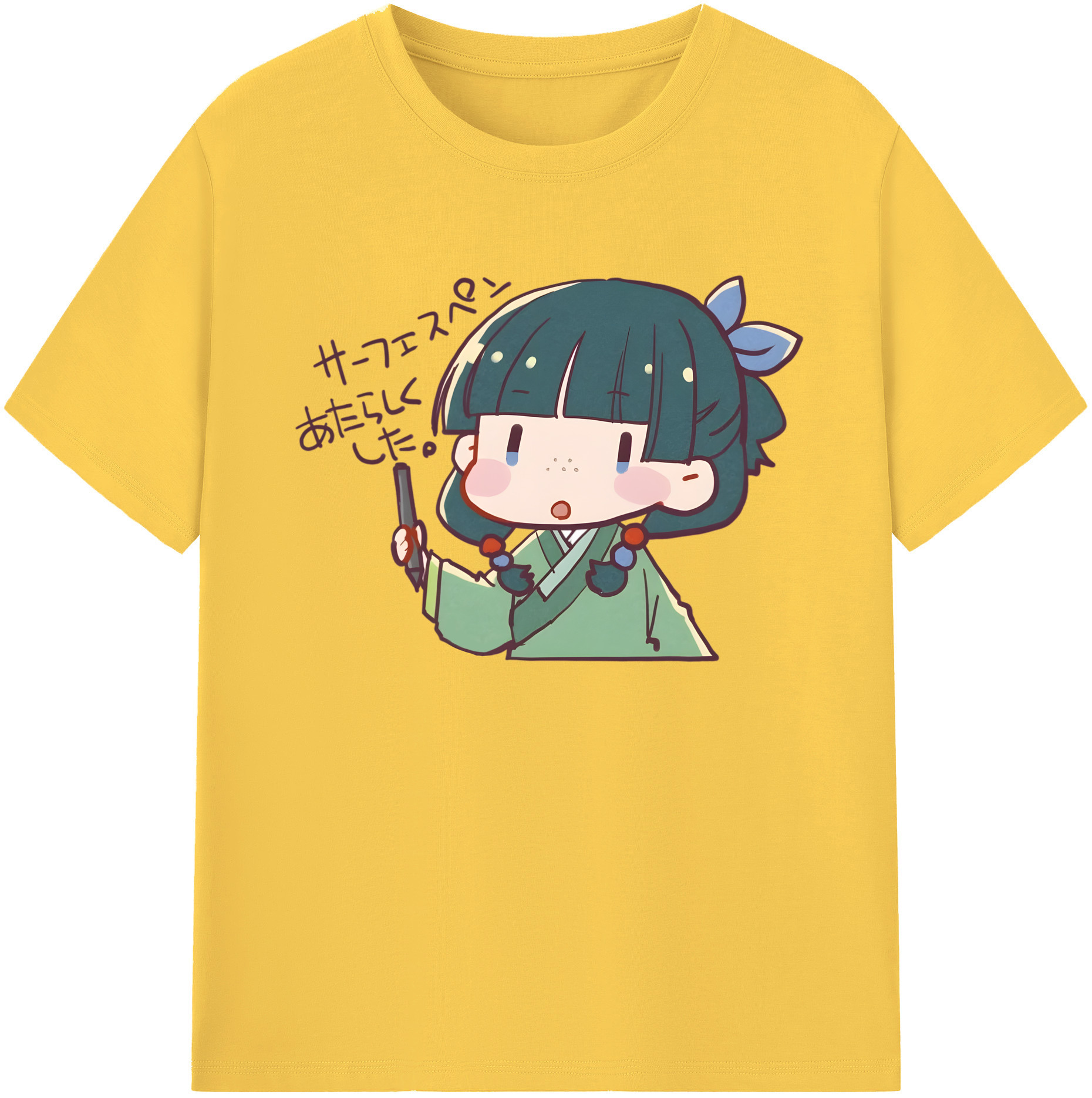 （画像用） 薬屋のひとりごと The Apothecary Diaries 綿100％半袖Tシャツ（フロントプリント）