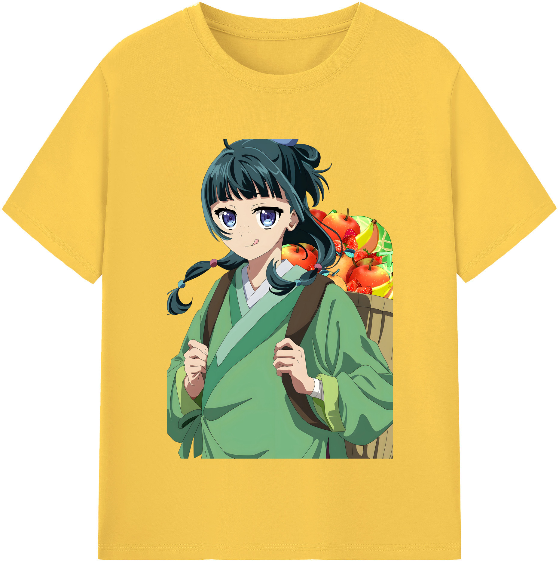（画像用） 薬屋のひとりごと The Apothecary Diaries 綿100％半袖Tシャツ（フロントプリント）