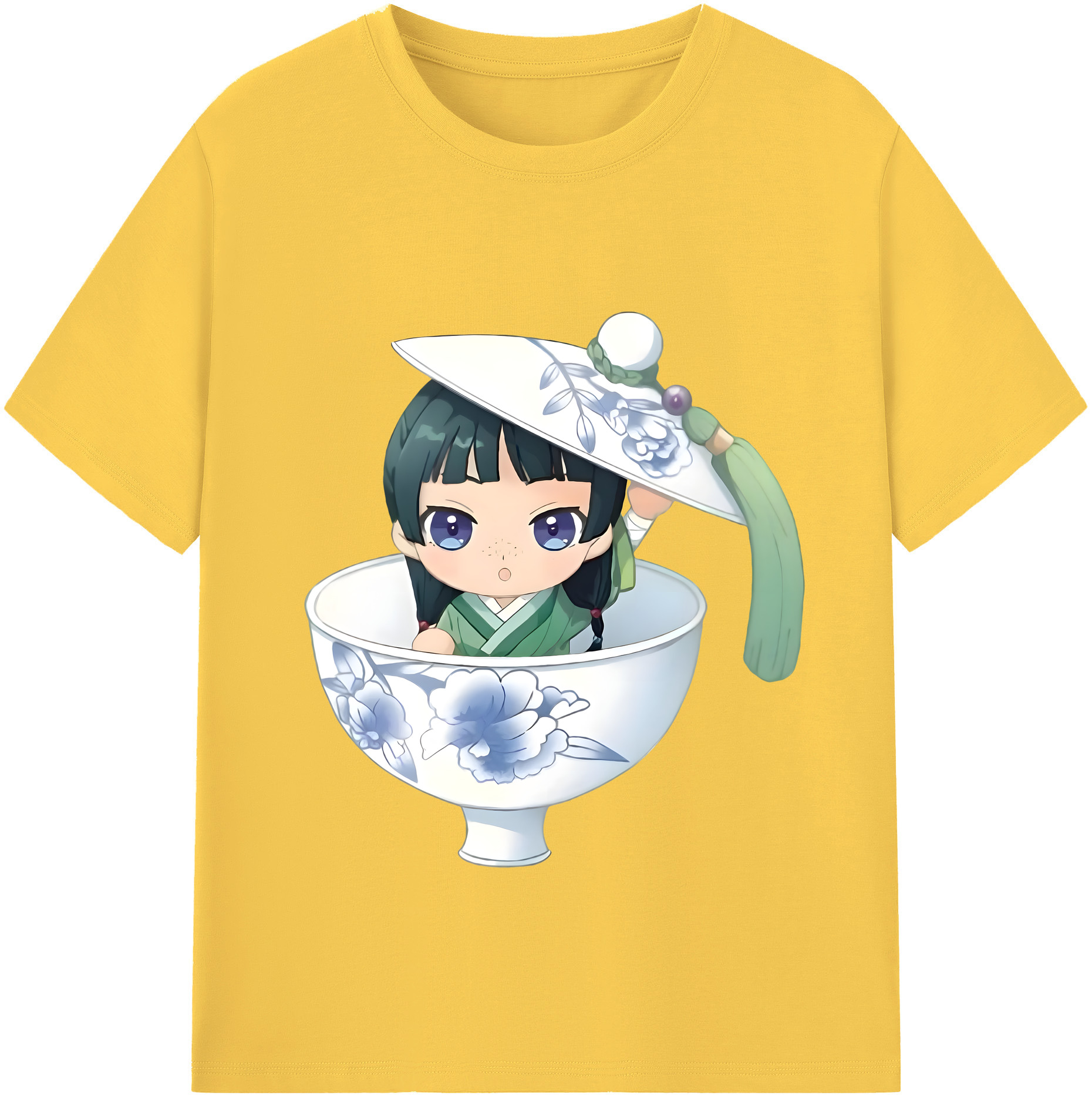 （画像用） 薬屋のひとりごと The Apothecary Diaries 綿100％半袖Tシャツ（フロントプリント）