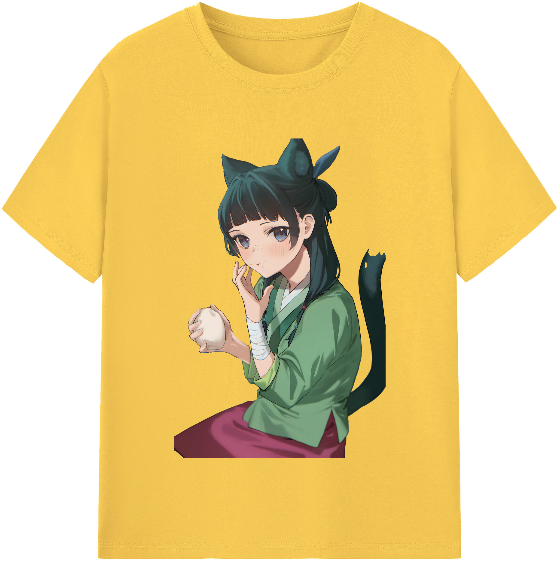 （画像用） 薬屋のひとりごと The Apothecary Diaries 綿100％半袖Tシャツ（フロントプリント）