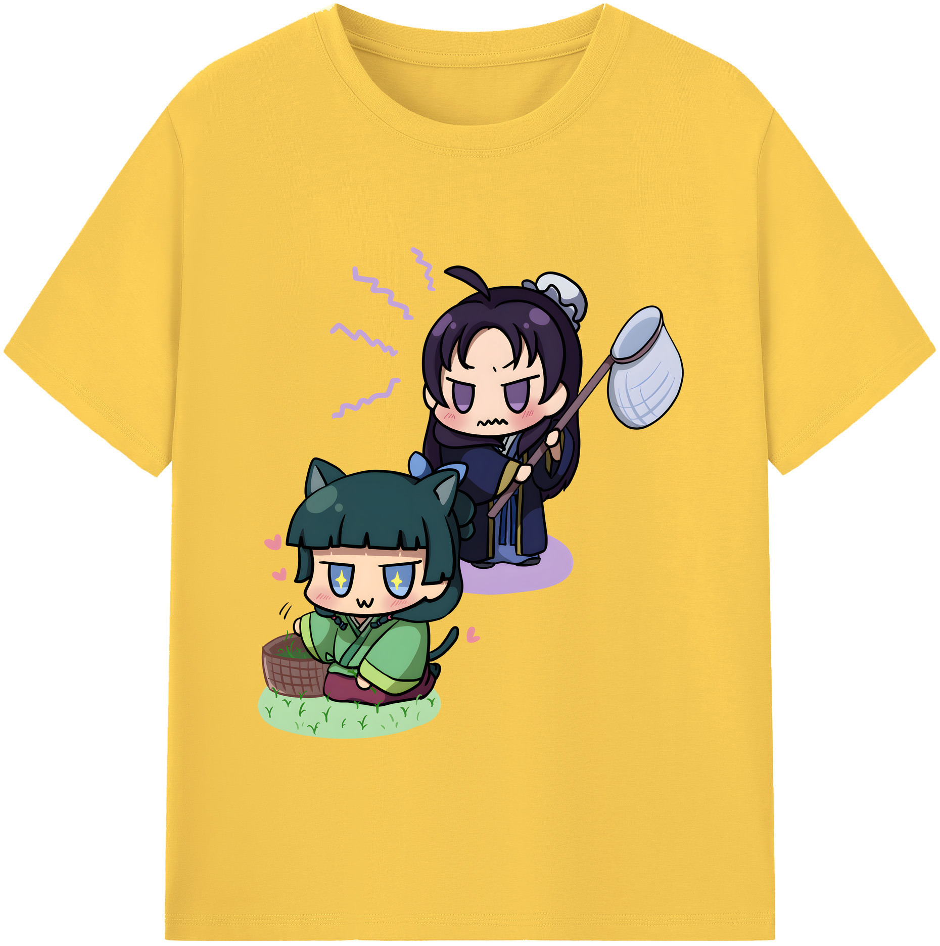 （画像用） 薬屋のひとりごと The Apothecary Diaries 綿100％半袖Tシャツ（フロントプリント）
