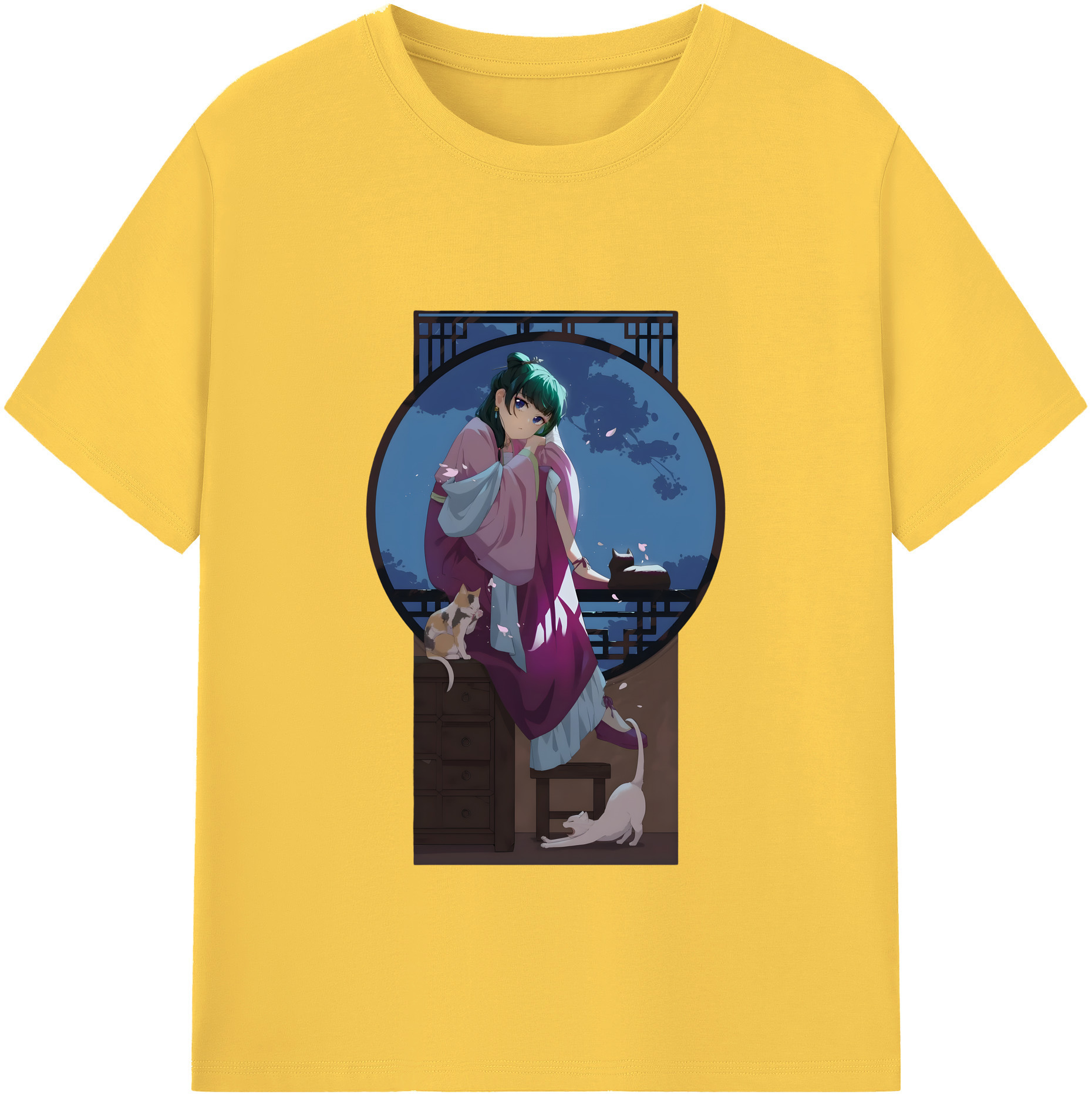 （画像用） 薬屋のひとりごと The Apothecary Diaries 綿100％半袖Tシャツ（フロントプリント）