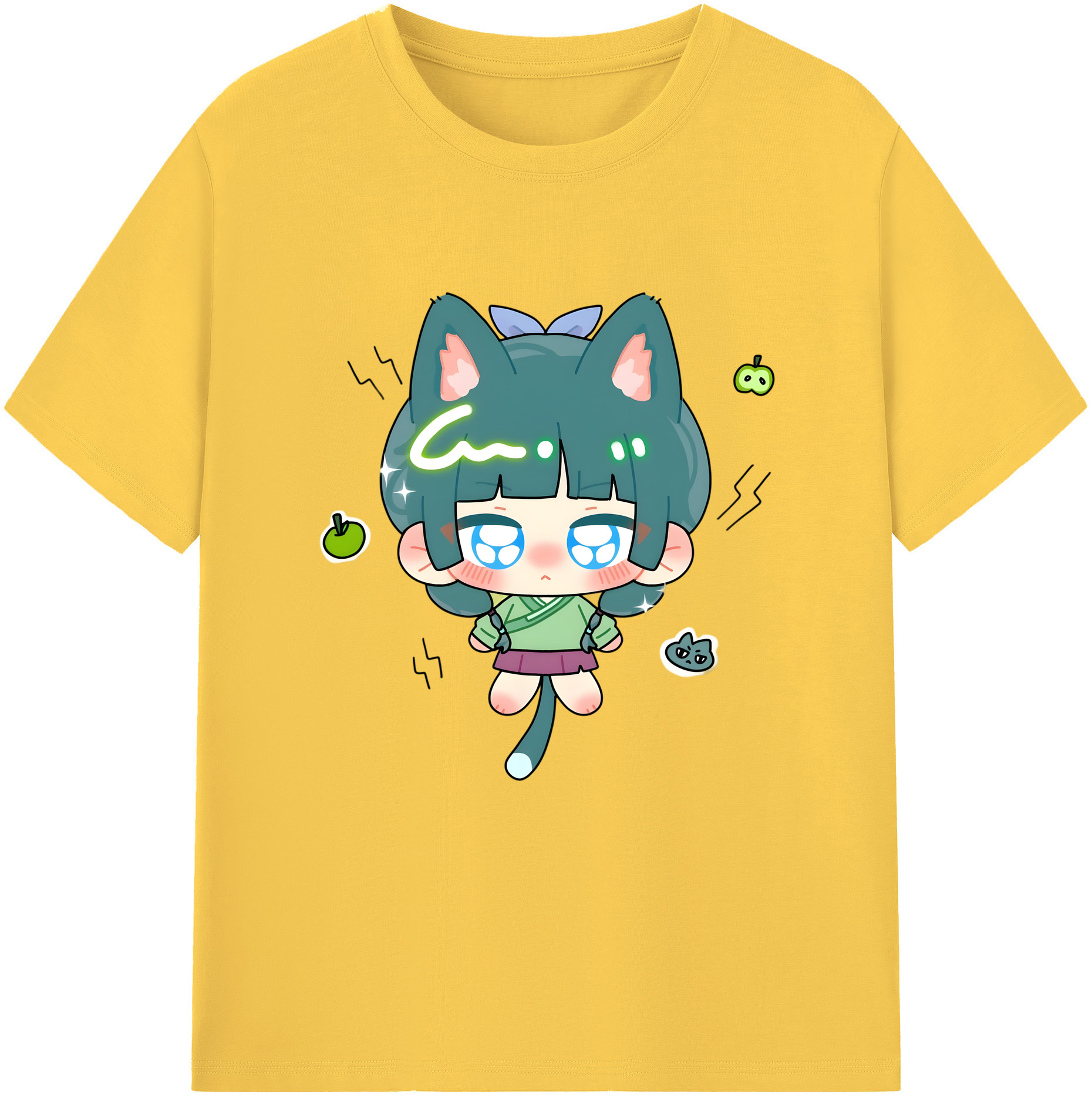 （画像用） 薬屋のひとりごと The Apothecary Diaries 綿100％半袖Tシャツ（フロントプリント）