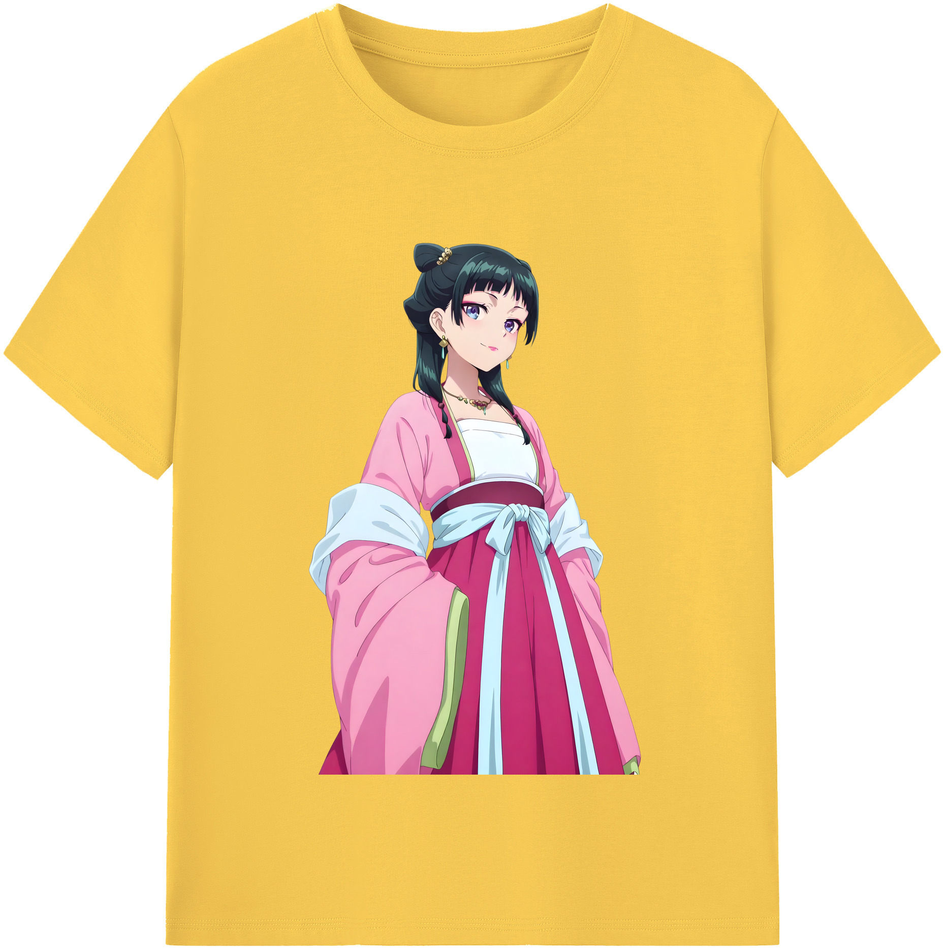 （画像用） 薬屋のひとりごと The Apothecary Diaries 綿100％半袖Tシャツ（フロントプリント）