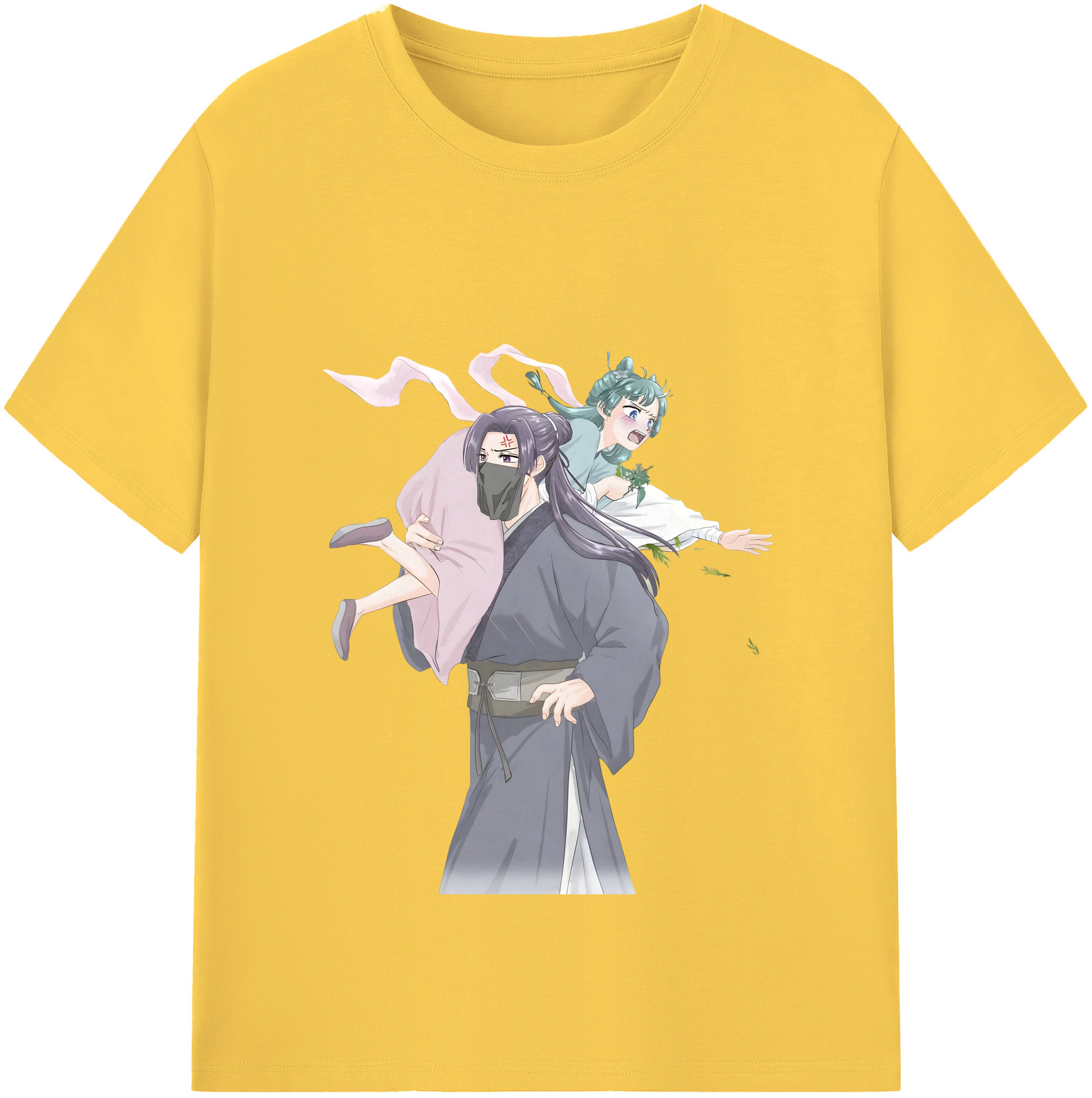 （画像用） 薬屋のひとりごと The Apothecary Diaries 綿100％半袖Tシャツ（フロントプリント）