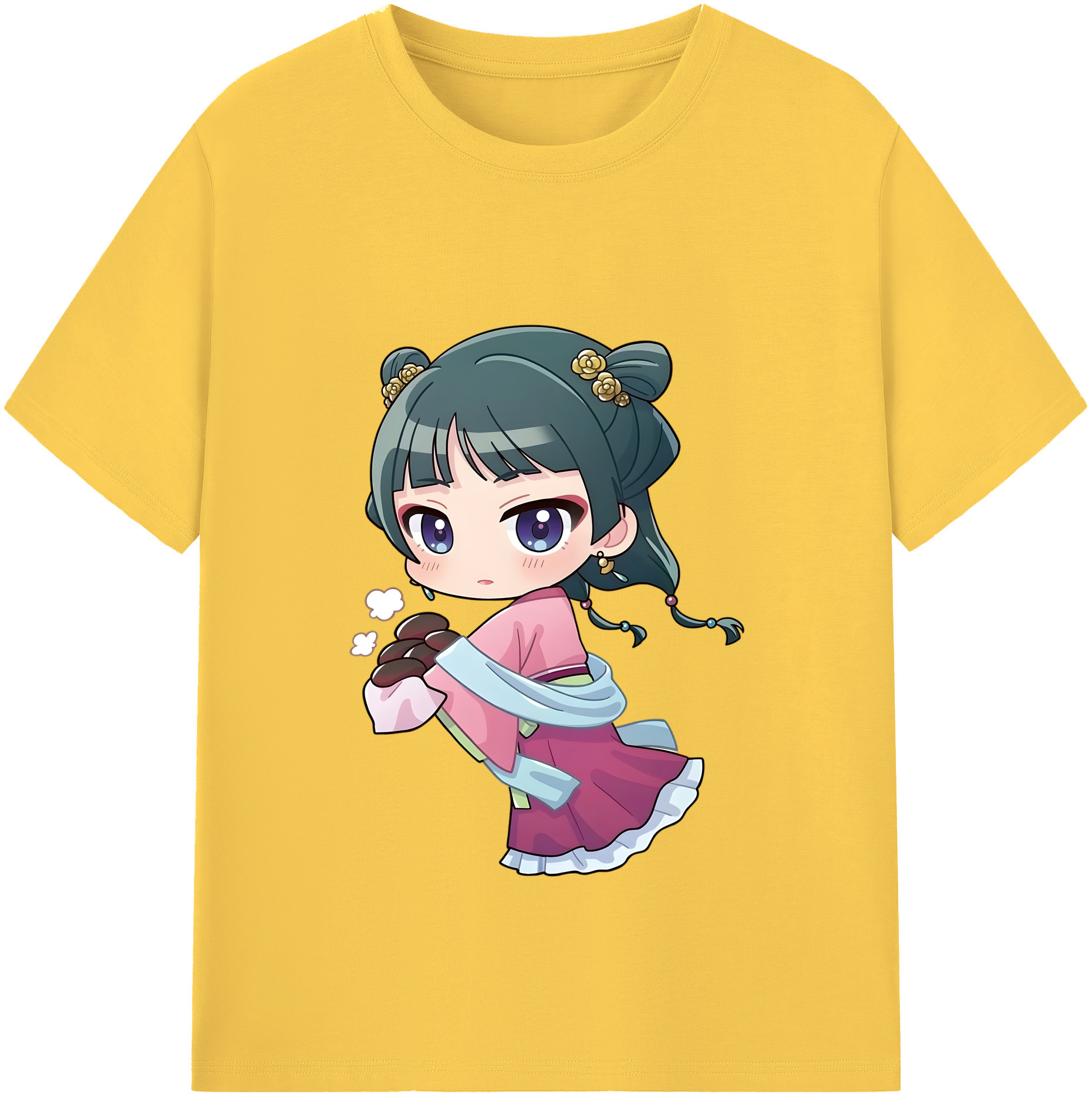 （画像用） 薬屋のひとりごと The Apothecary Diaries 綿100％半袖Tシャツ（フロントプリント）