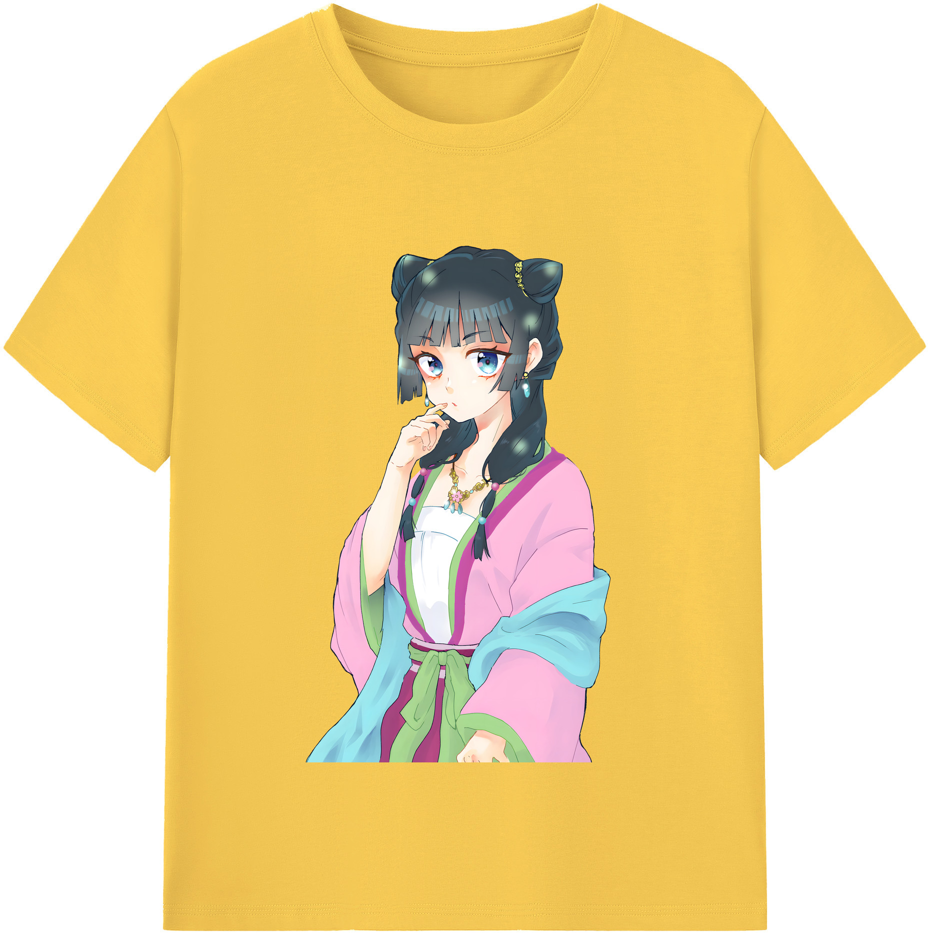（画像用） 薬屋のひとりごと The Apothecary Diaries 綿100％半袖Tシャツ（フロントプリント）