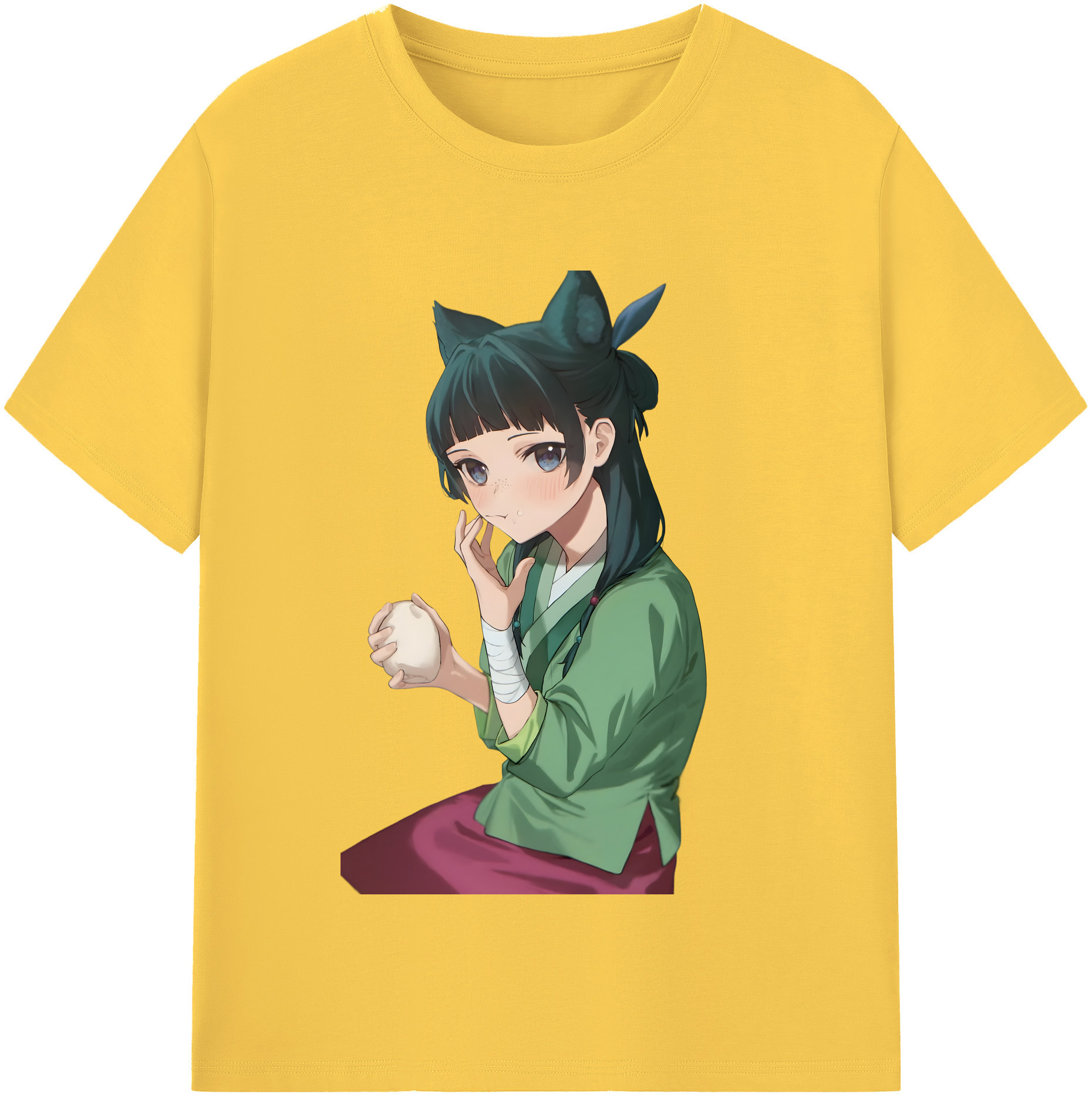 （画像用） 薬屋のひとりごと The Apothecary Diaries 綿100％半袖Tシャツ（フロントプリント）