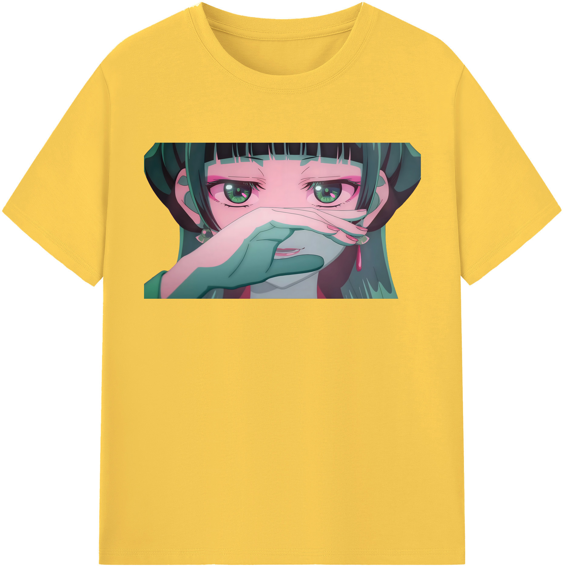（画像用） 薬屋のひとりごと The Apothecary Diaries 綿100％半袖Tシャツ（フロントプリント）