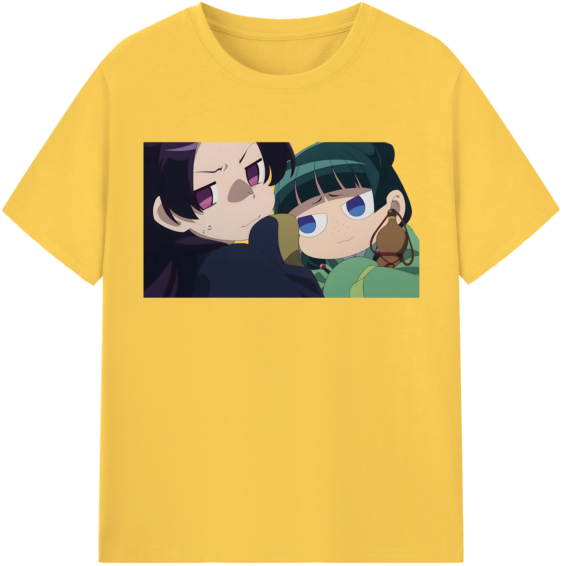 （画像用） 薬屋のひとりごと The Apothecary Diaries 綿100％半袖Tシャツ（フロントプリント）