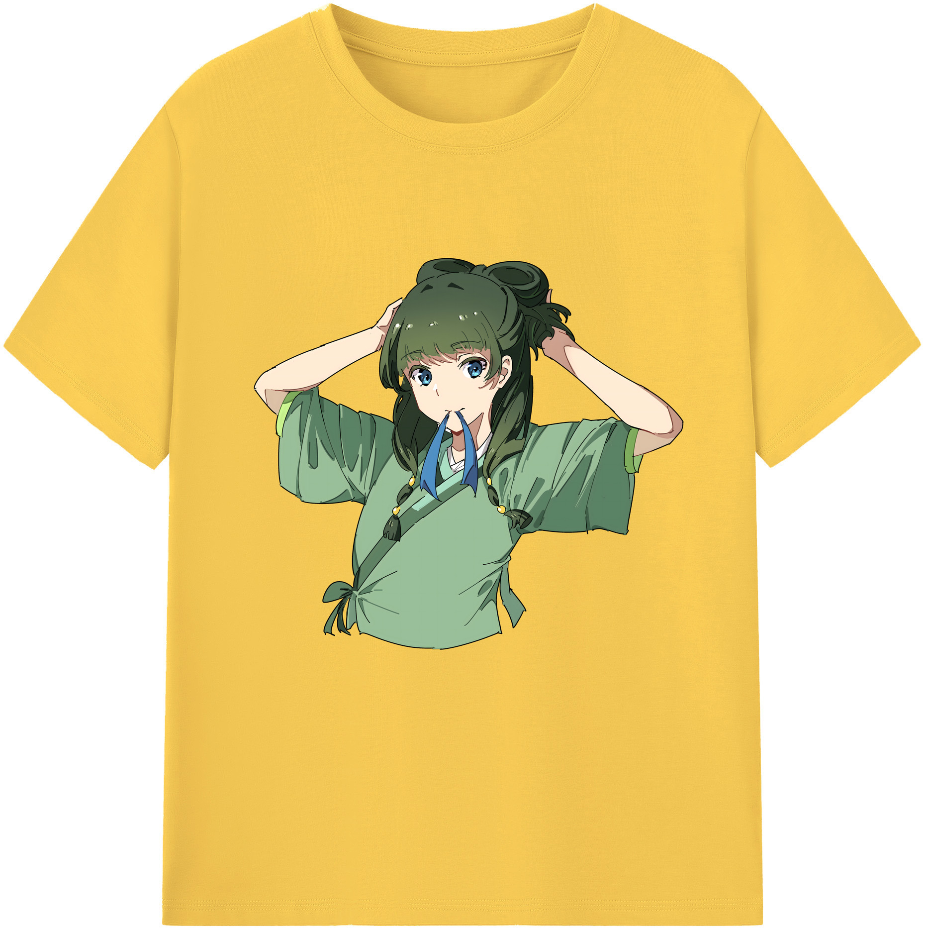 （画像用） 薬屋のひとりごと The Apothecary Diaries 綿100％半袖Tシャツ（フロントプリント）