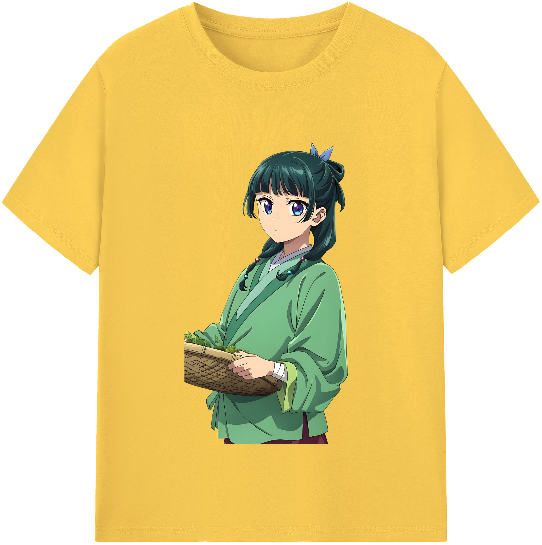 （画像用） 薬屋のひとりごと The Apothecary Diaries 綿100％半袖Tシャツ（フロントプリント）