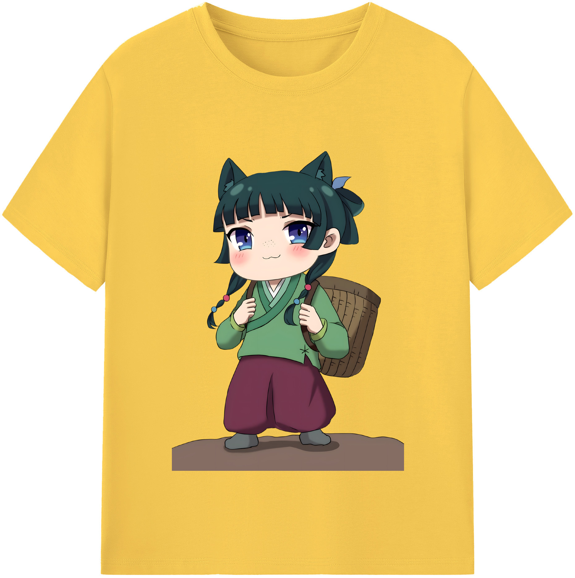 （画像用） 薬屋のひとりごと The Apothecary Diaries 綿100％半袖Tシャツ（フロントプリント）